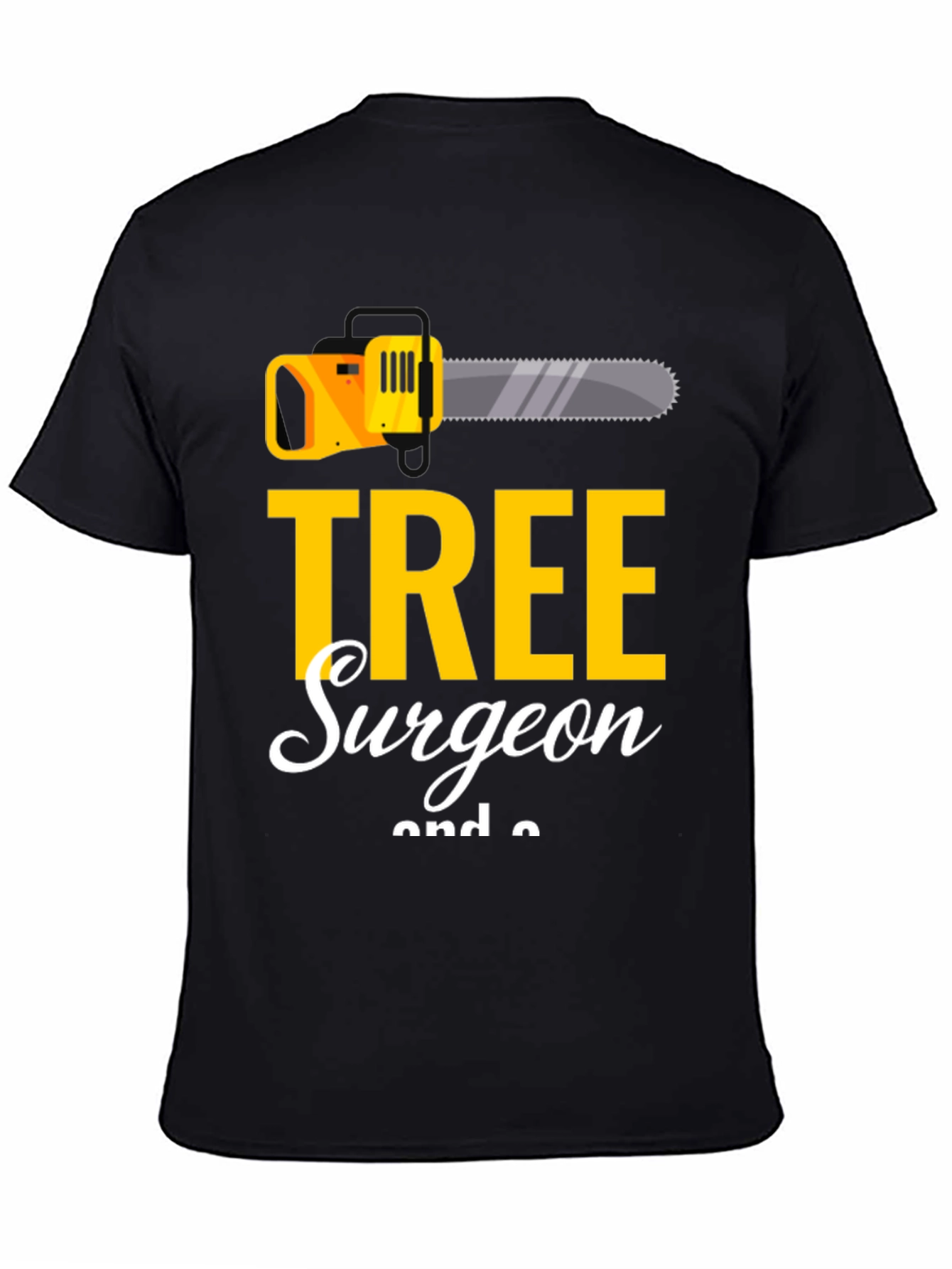 Tree Surgeon Graphic Tee - Chainsaw Design