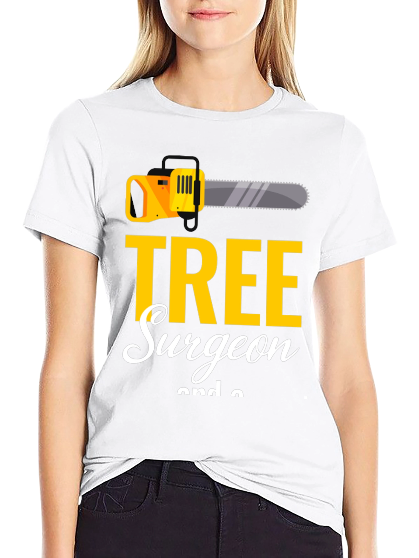 Tree Surgeon Graphic Tee - Chainsaw Design