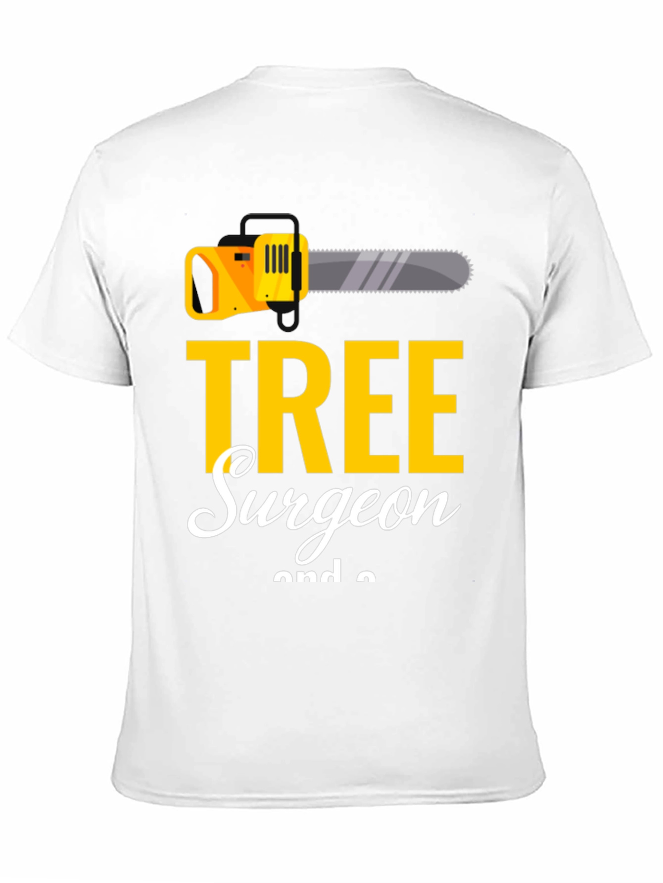 Tree Surgeon Graphic Tee - Chainsaw Design