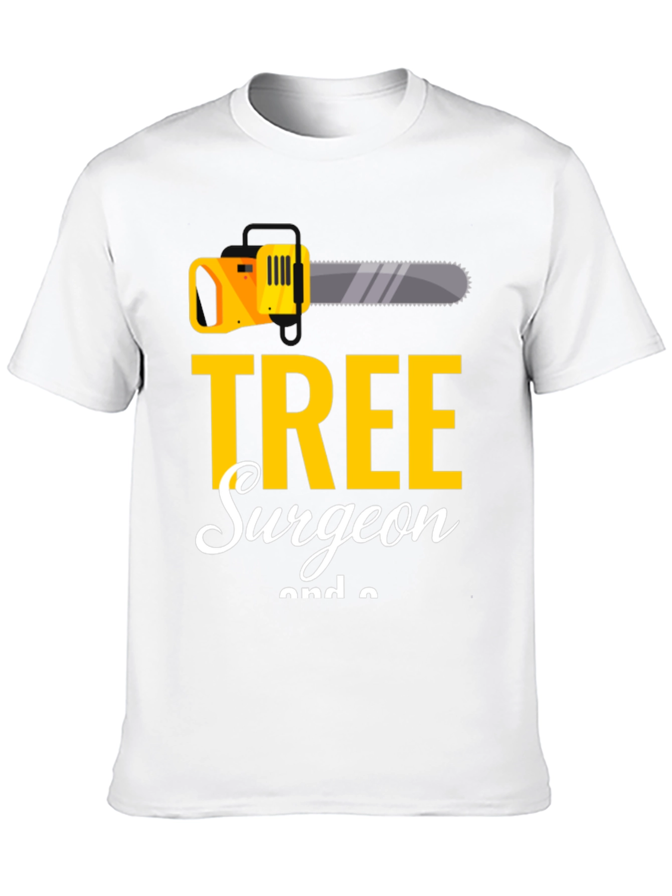 Tree Surgeon Graphic Tee - Chainsaw Design