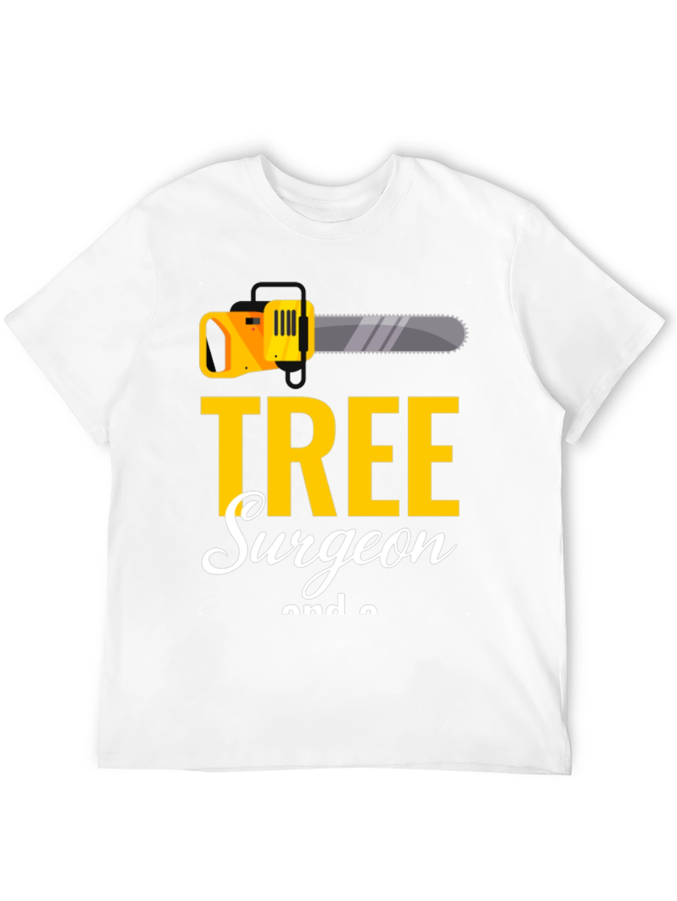 Tree Surgeon Graphic Tee - Chainsaw Design