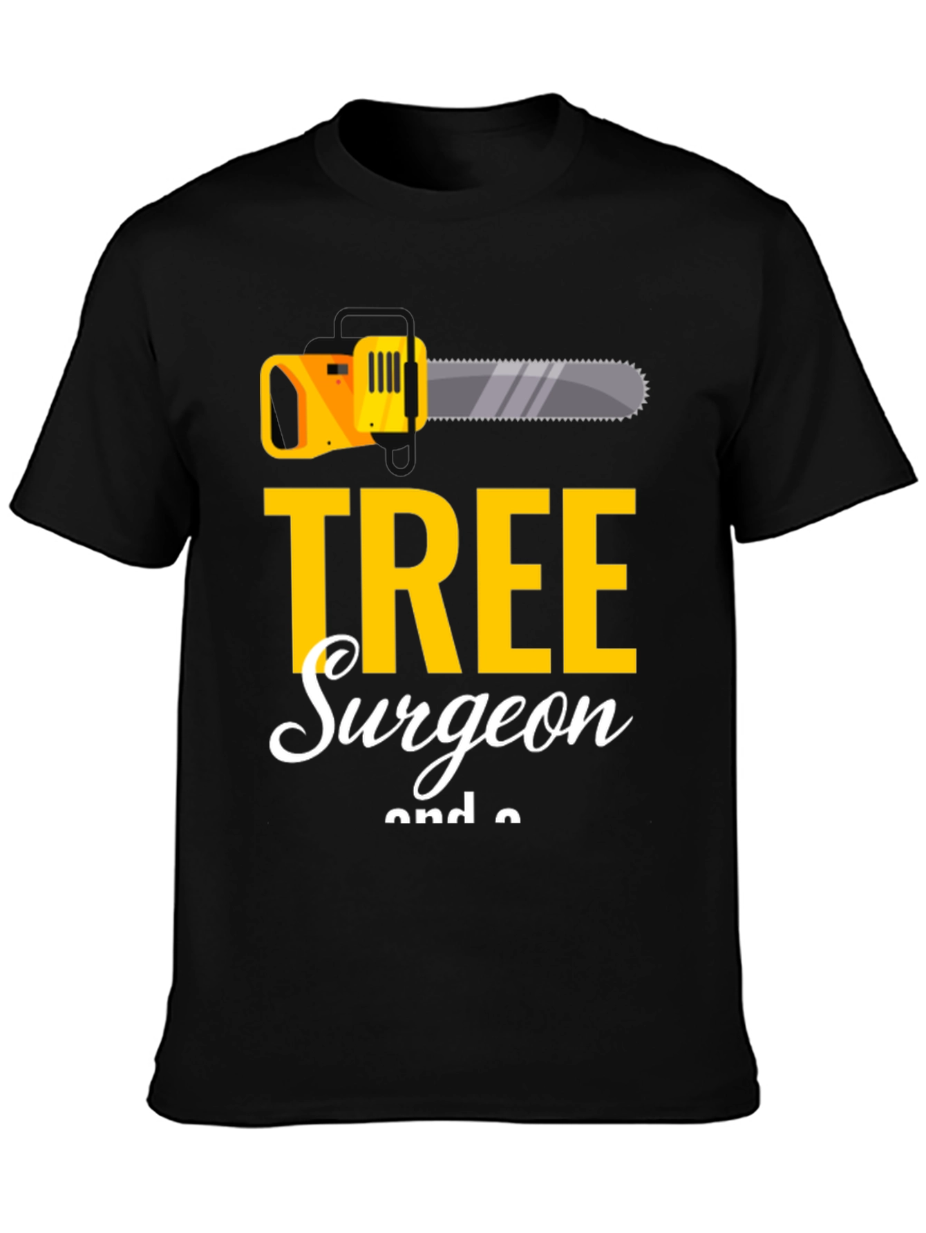 Tree Surgeon Graphic Tee - Chainsaw Design
