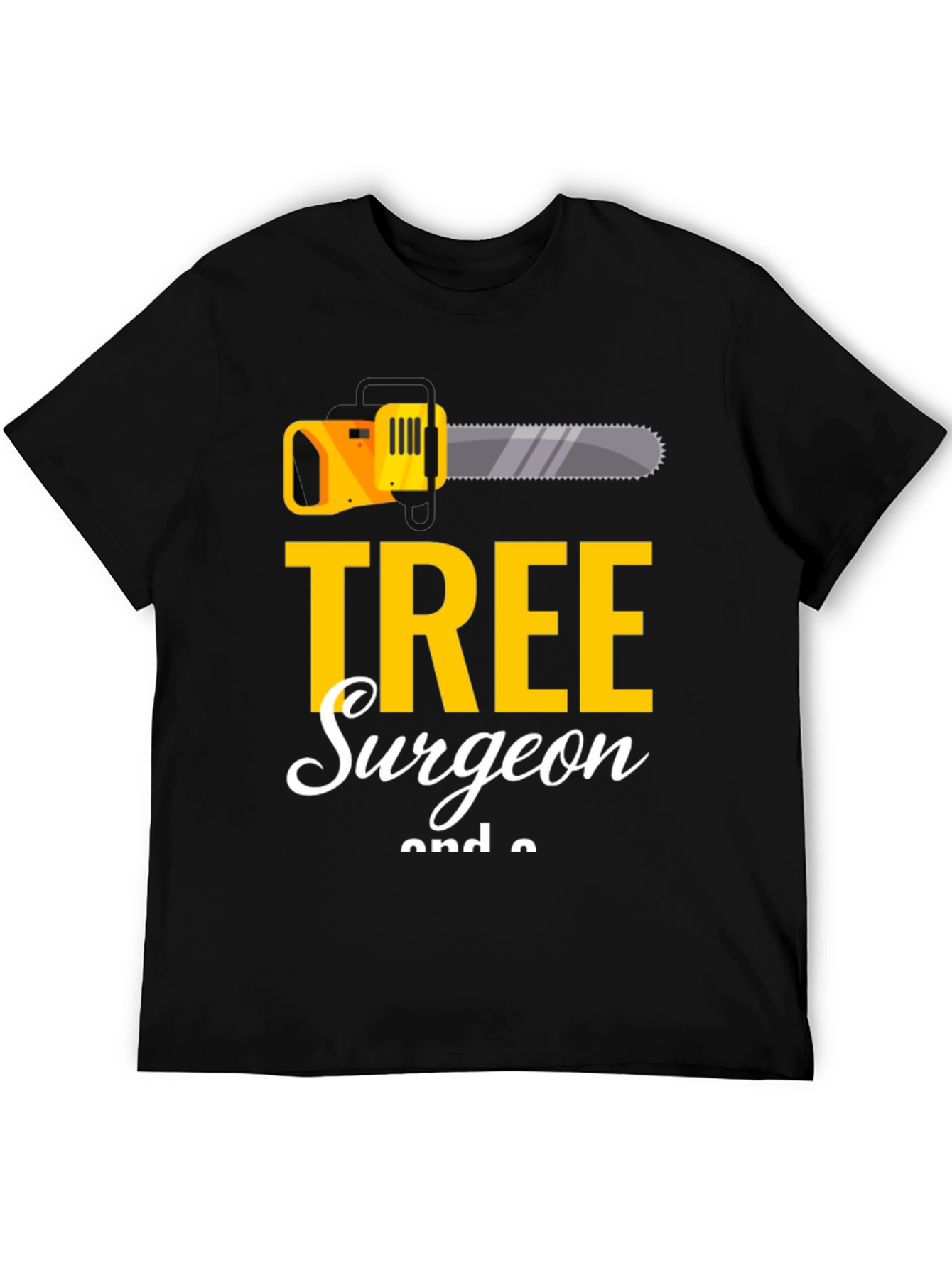 Tree Surgeon Graphic Tee - Chainsaw Design