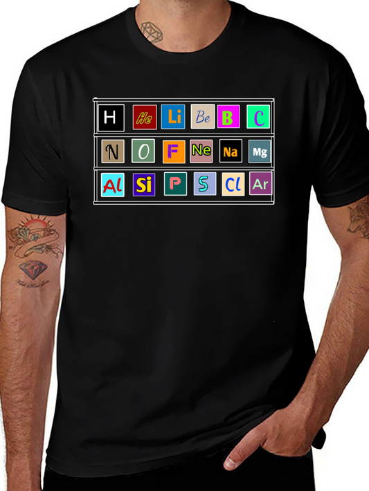 Periodic Table of Elements Graphic T-Shirt