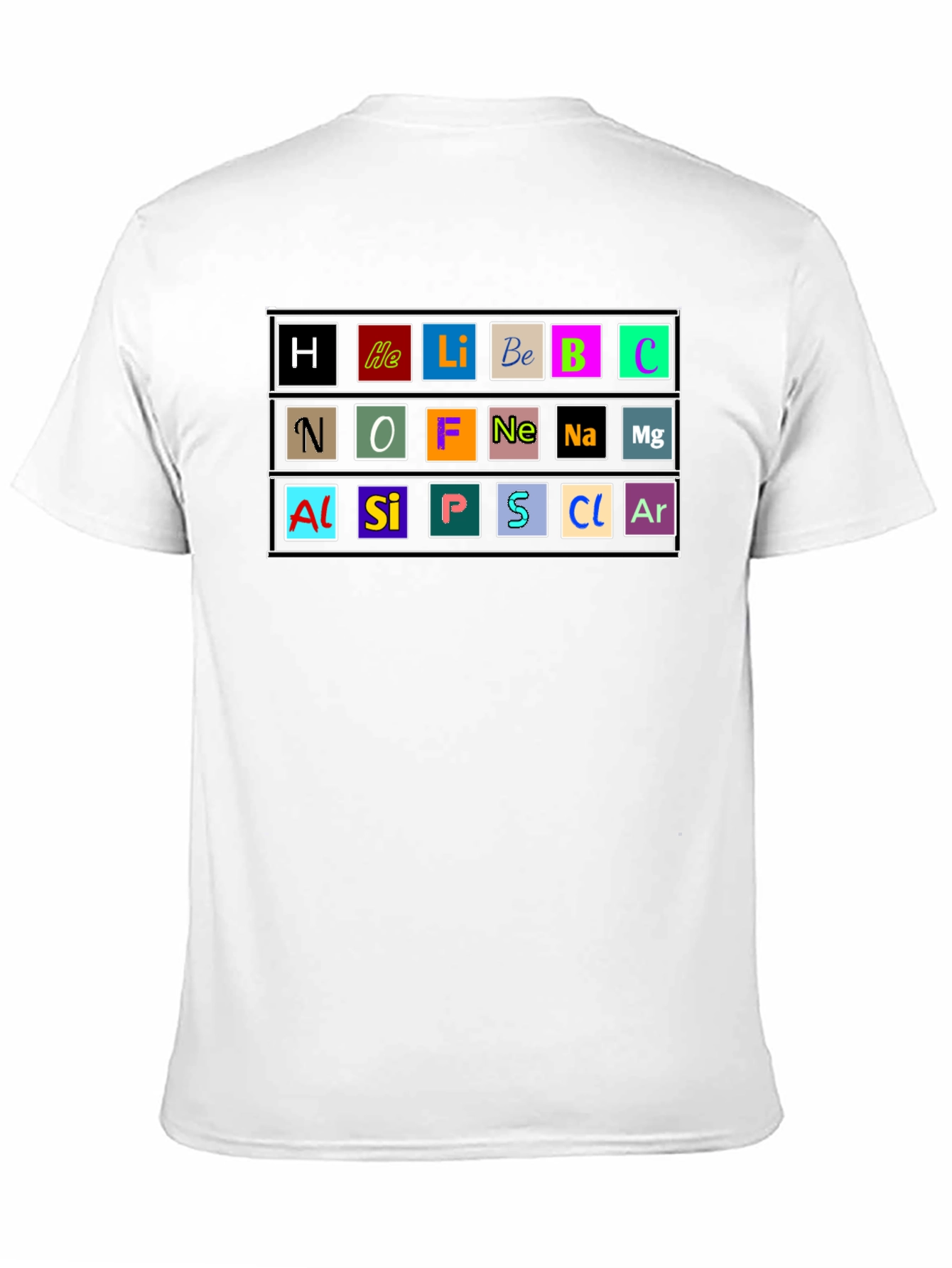 Periodic Table of Elements Graphic T-Shirt