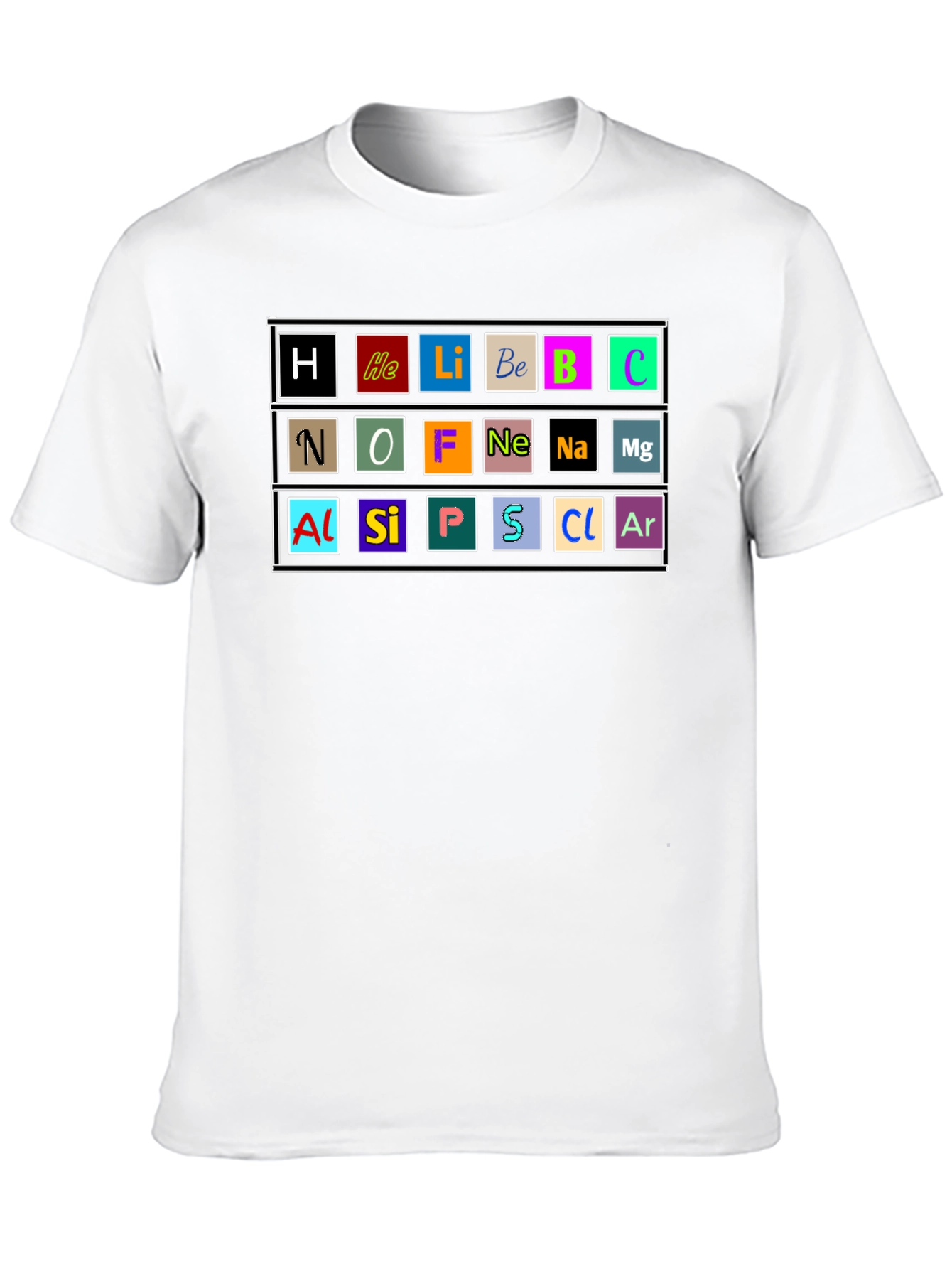 Periodic Table of Elements Graphic T-Shirt