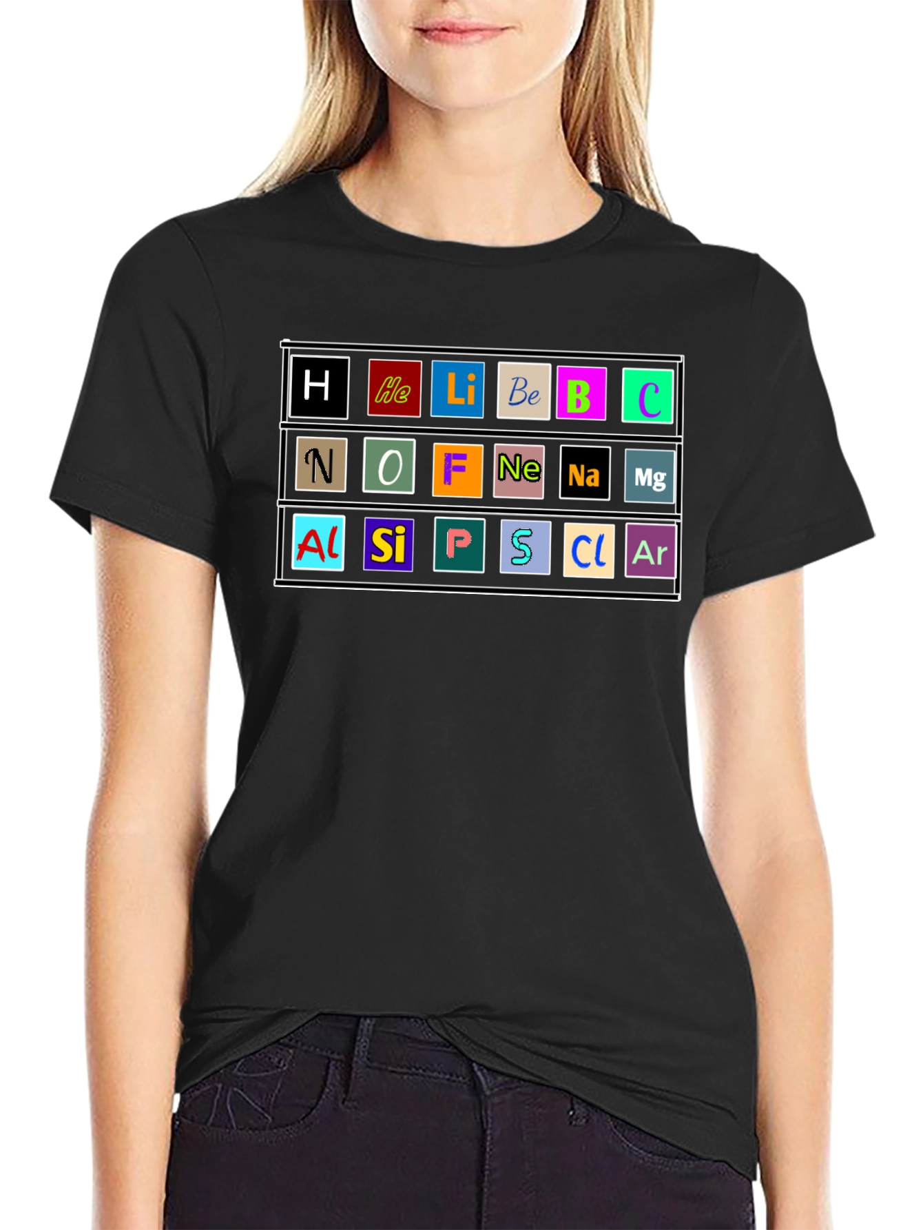 Periodic Table of Elements Graphic T-Shirt