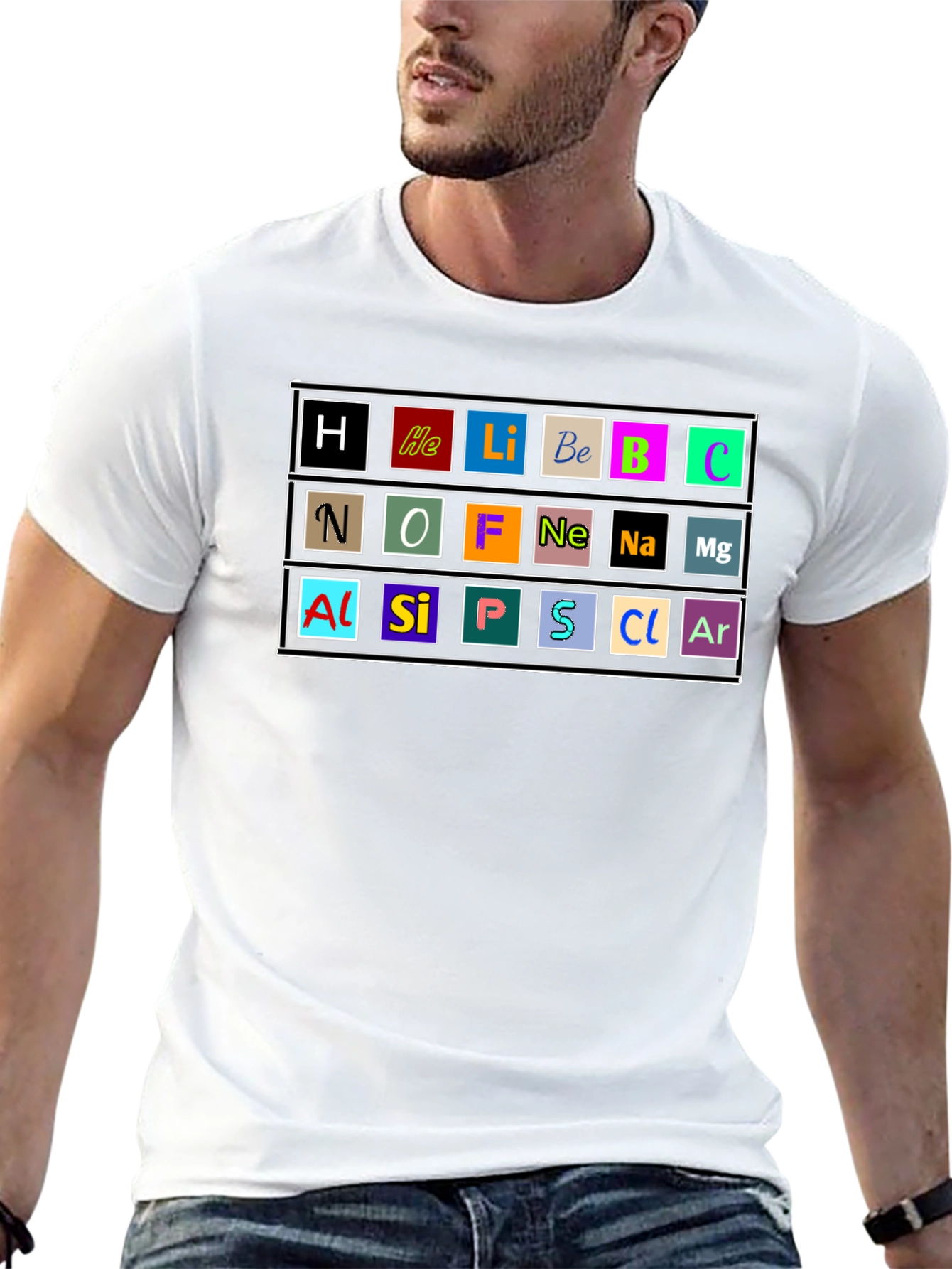 Periodic Table of Elements Graphic T-Shirt