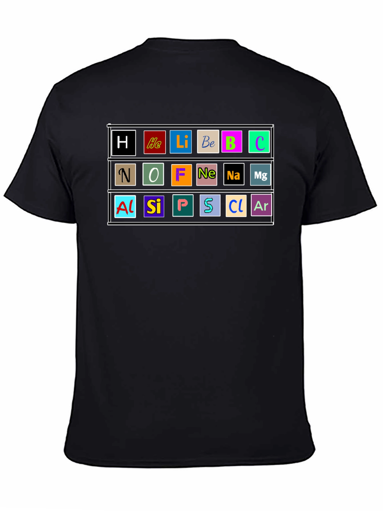 Periodic Table of Elements Graphic T-Shirt
