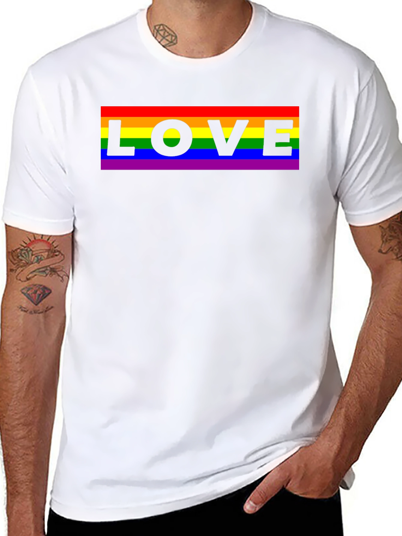 Love Rainbow LGBT Pride T-Shirt
