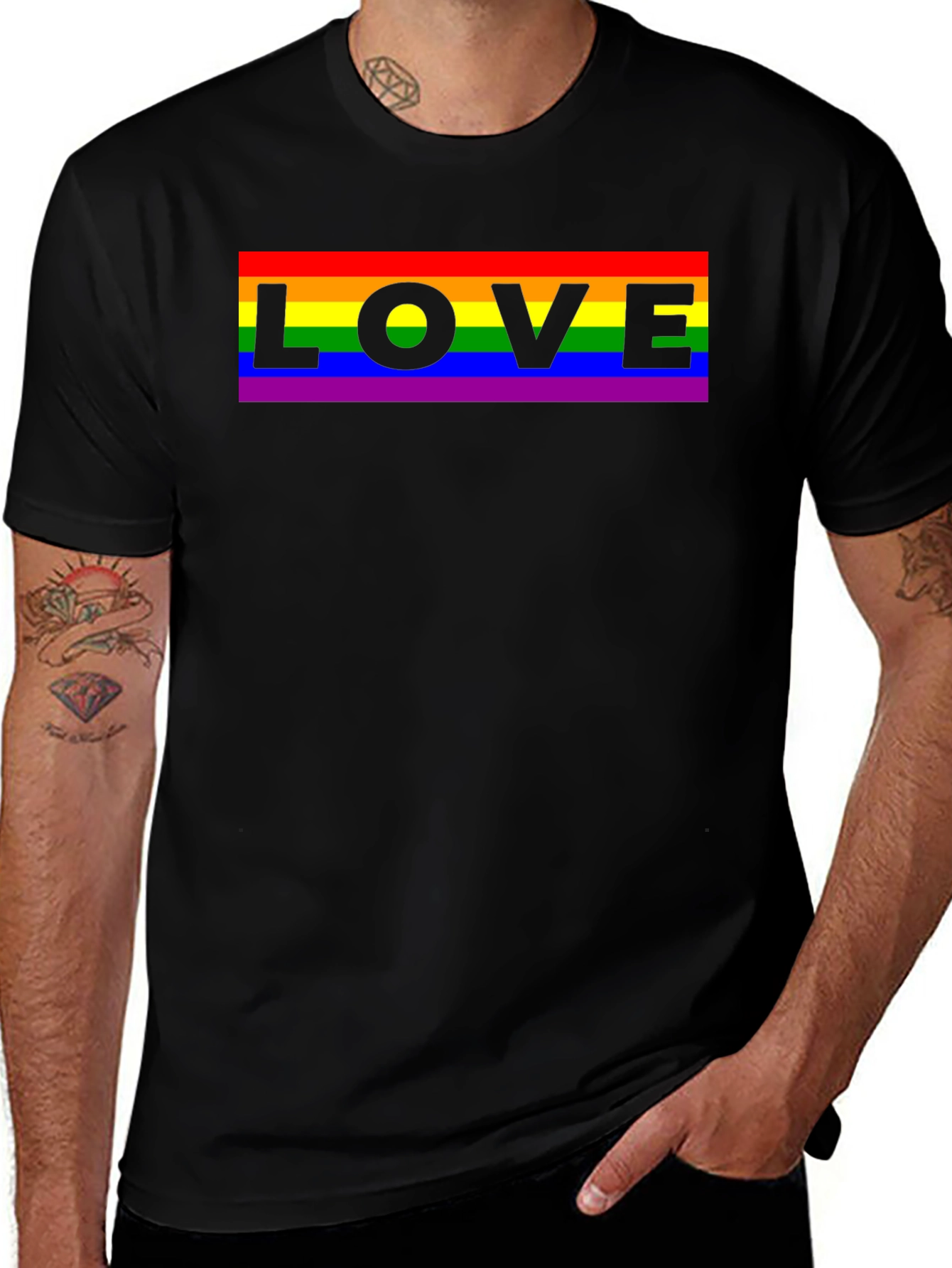 Love Rainbow LGBT Pride T-Shirt