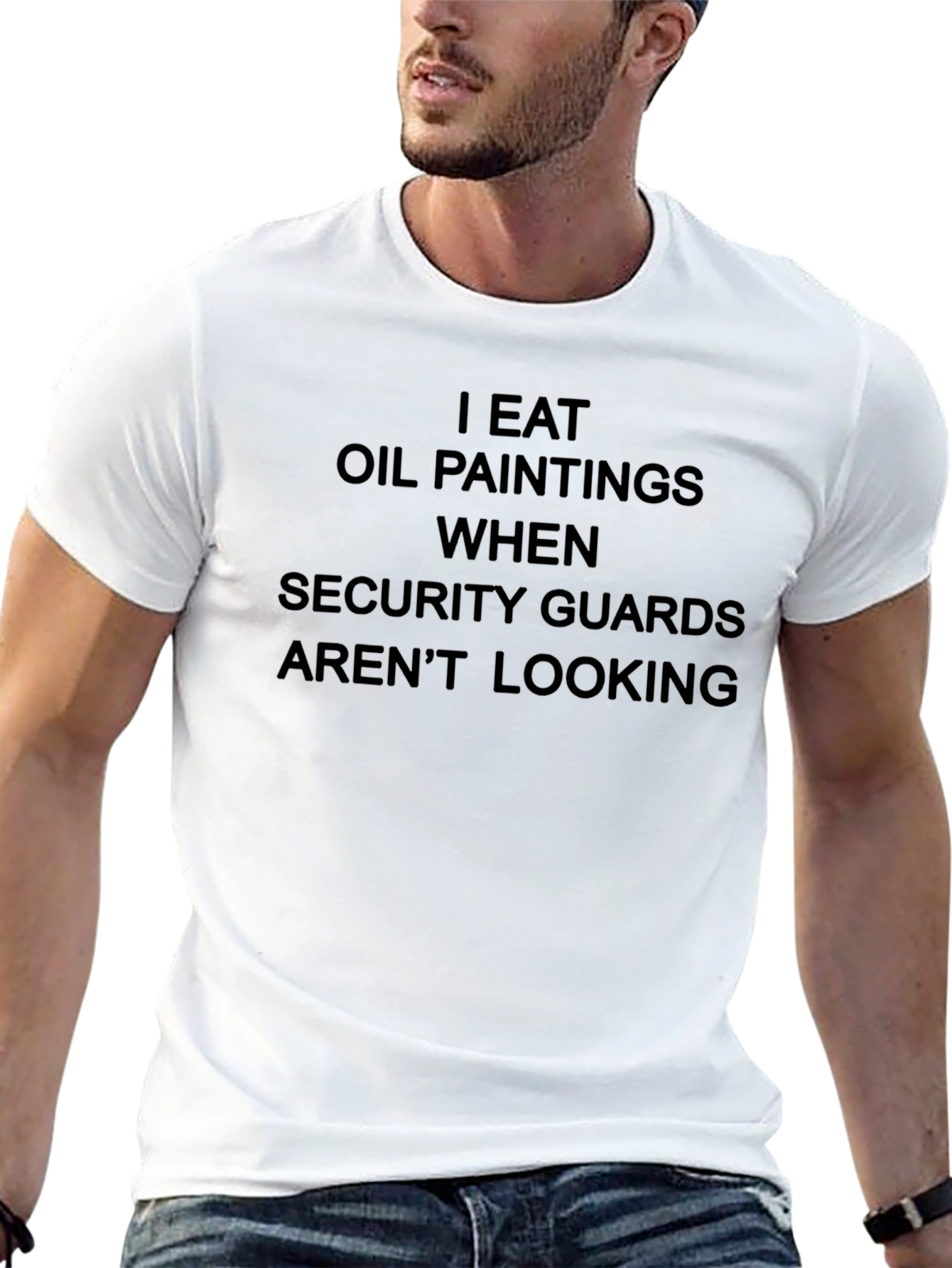 I Eat Oil Paintings T-Shirt - Funny Graphic Tee