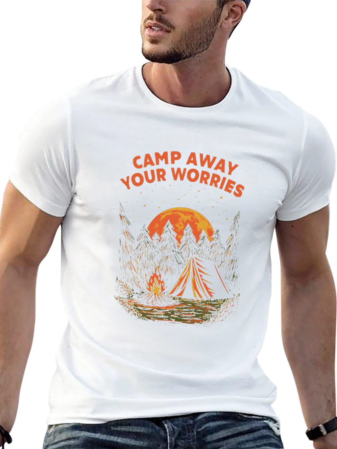 Camp Away Your Worries Graphic Tee
