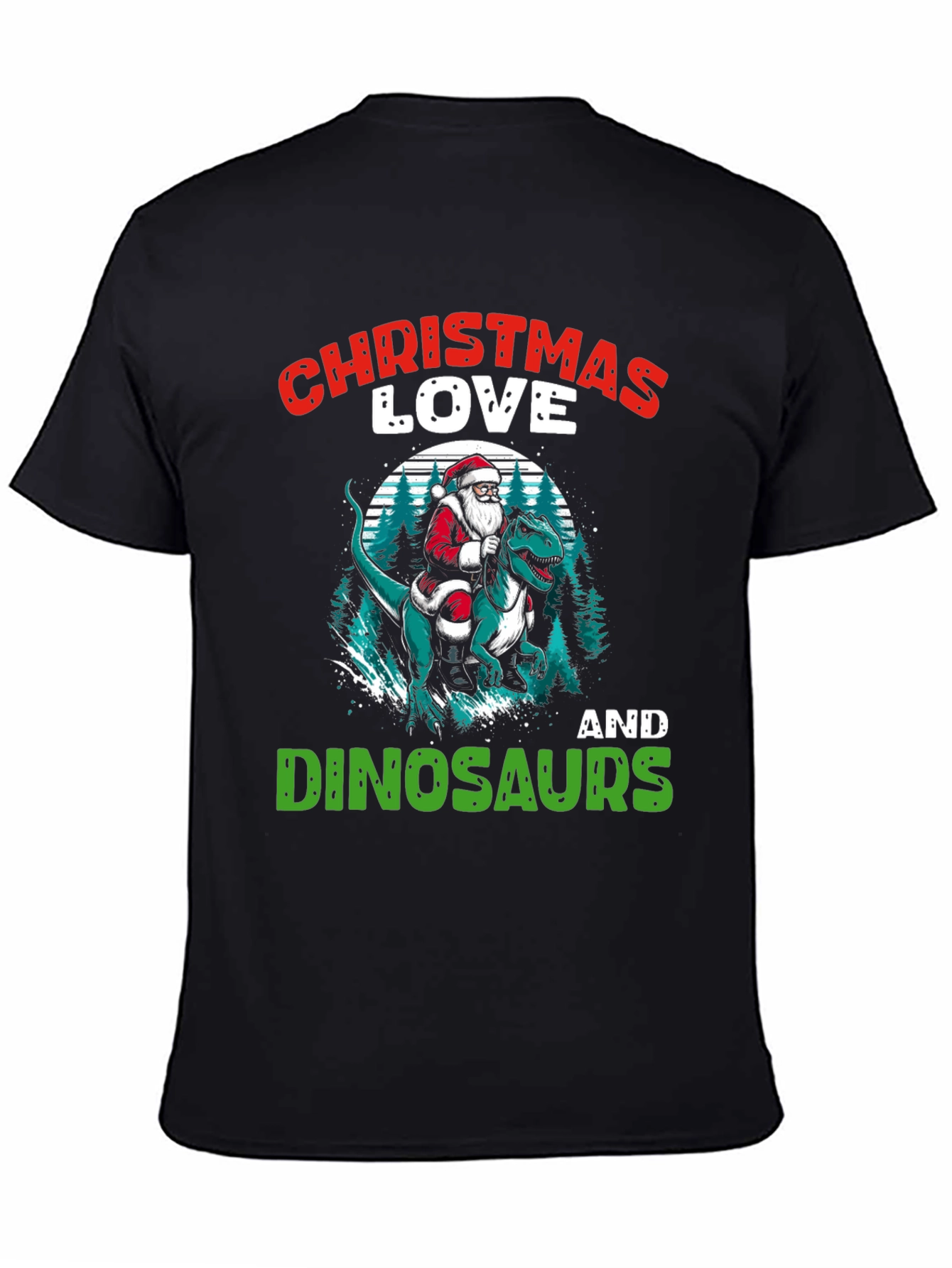 Christmas Love Dinosaurs T-Shirt
