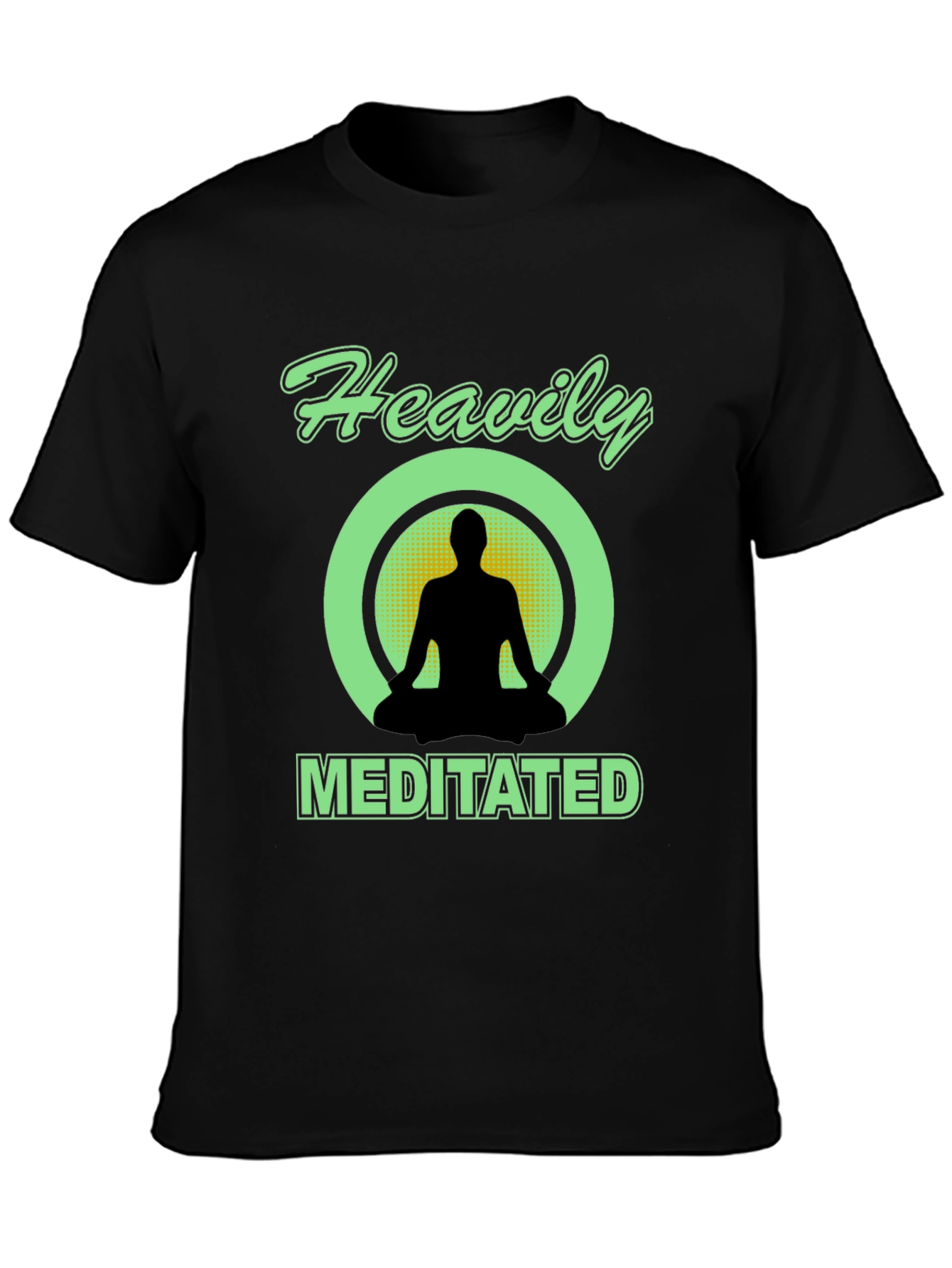 Heavily Meditated Black T-Shirt