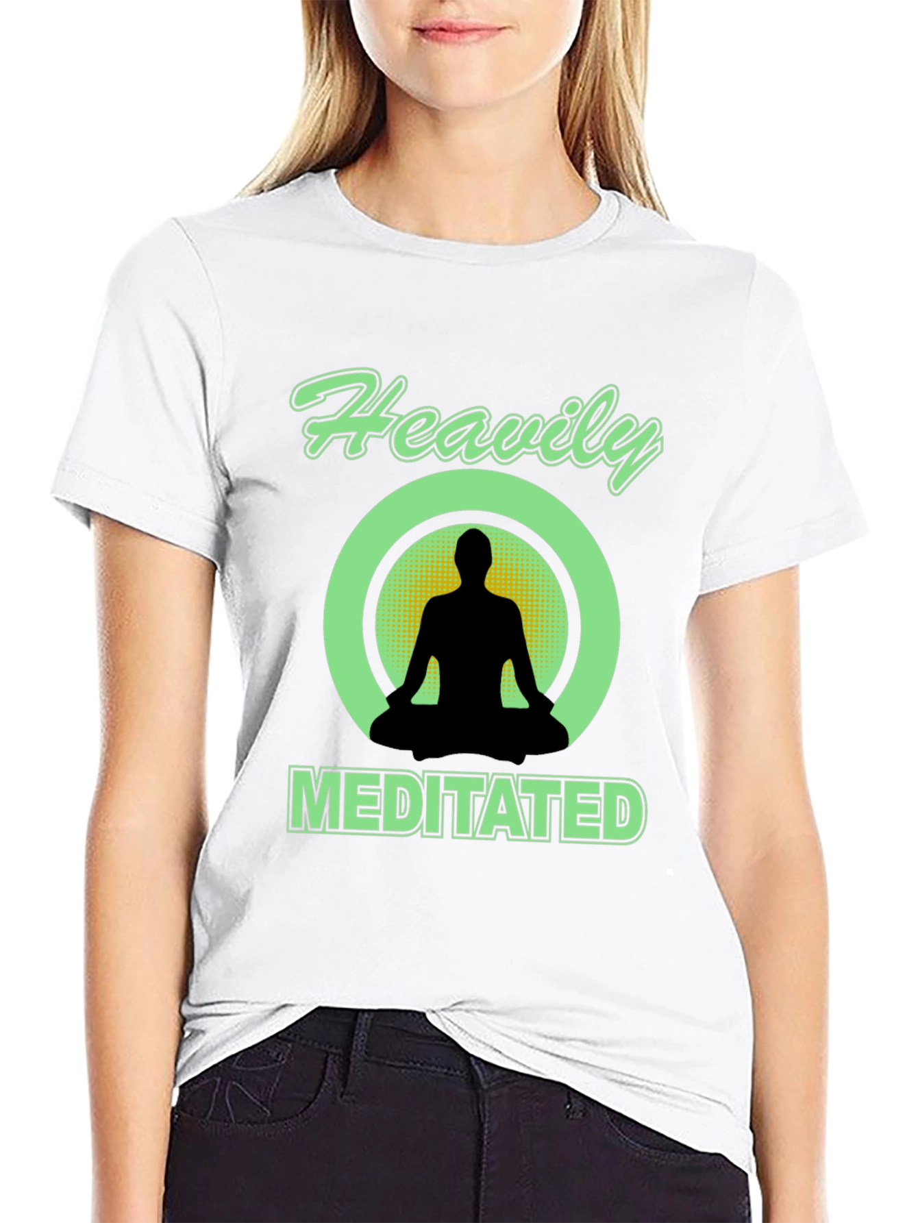 Heavily Meditated Black T-Shirt