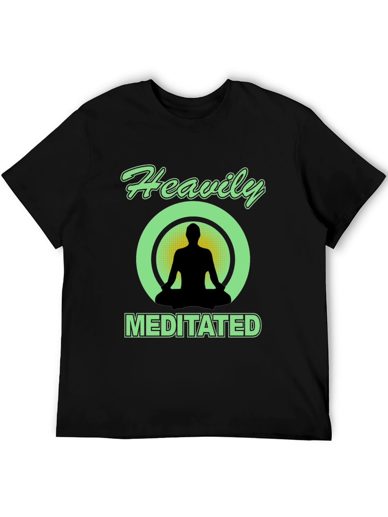 Heavily Meditated Black T-Shirt