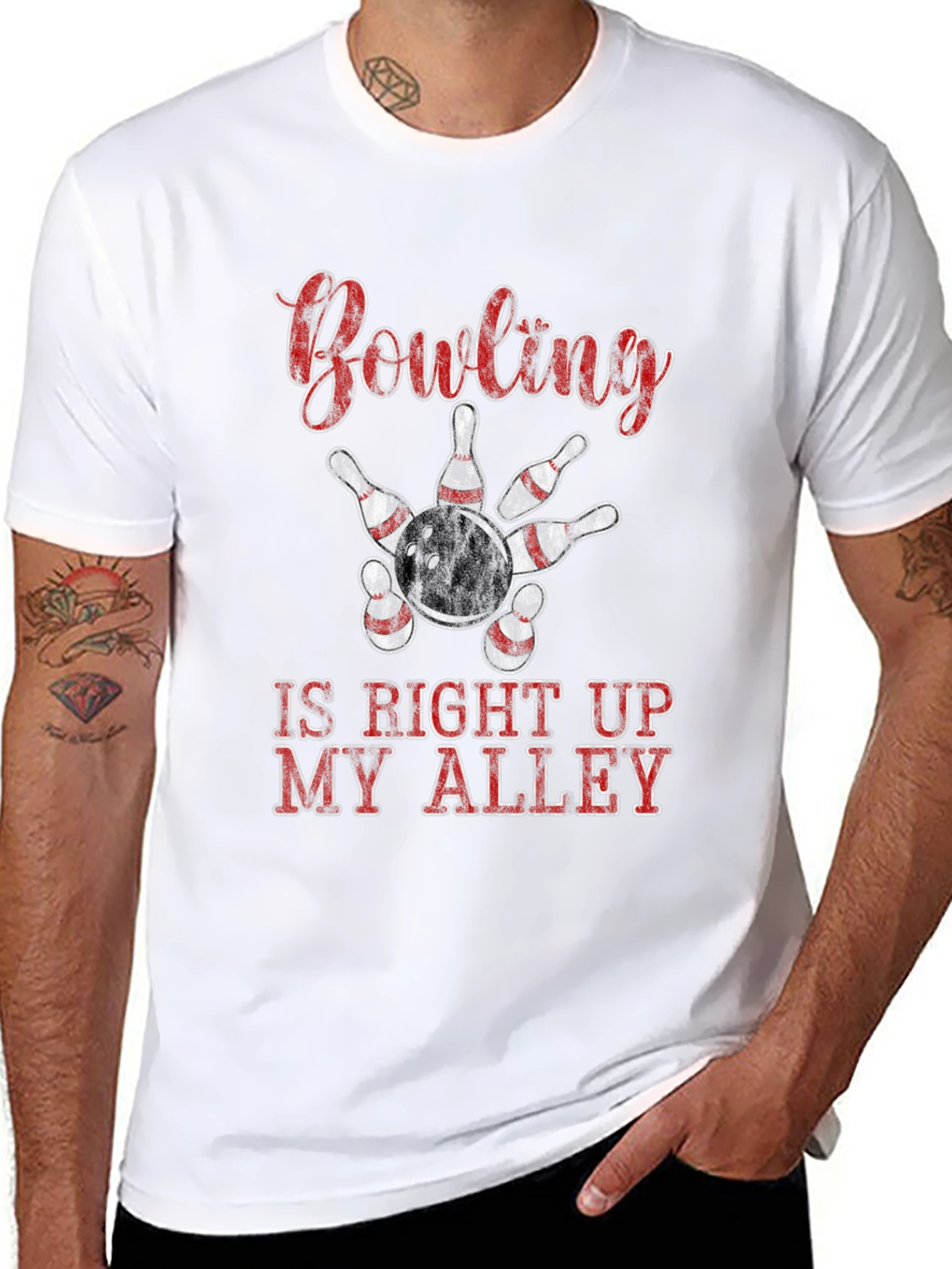 Bowling is Right Up My Alley Graphic Tee