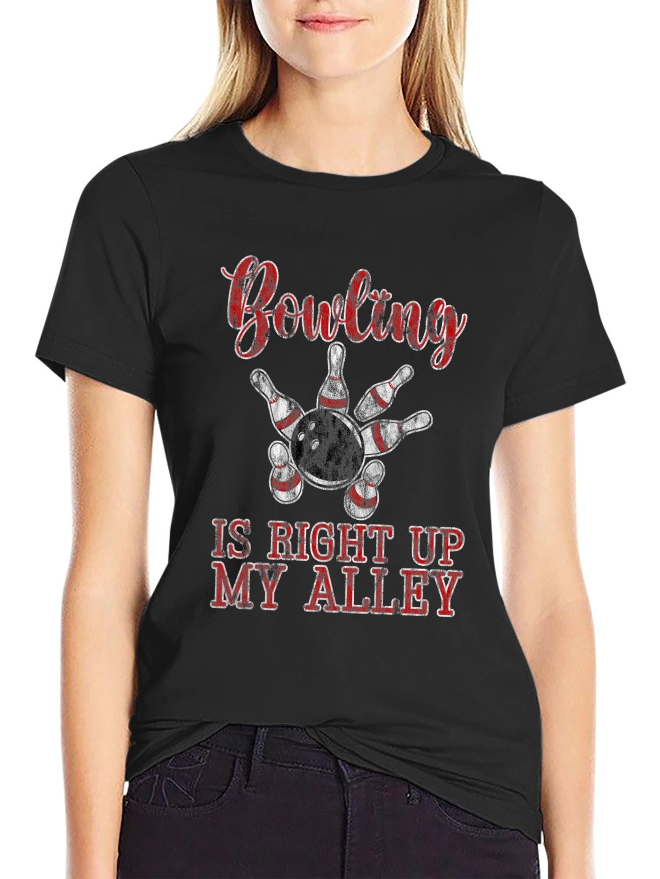 Bowling is Right Up My Alley Graphic Tee