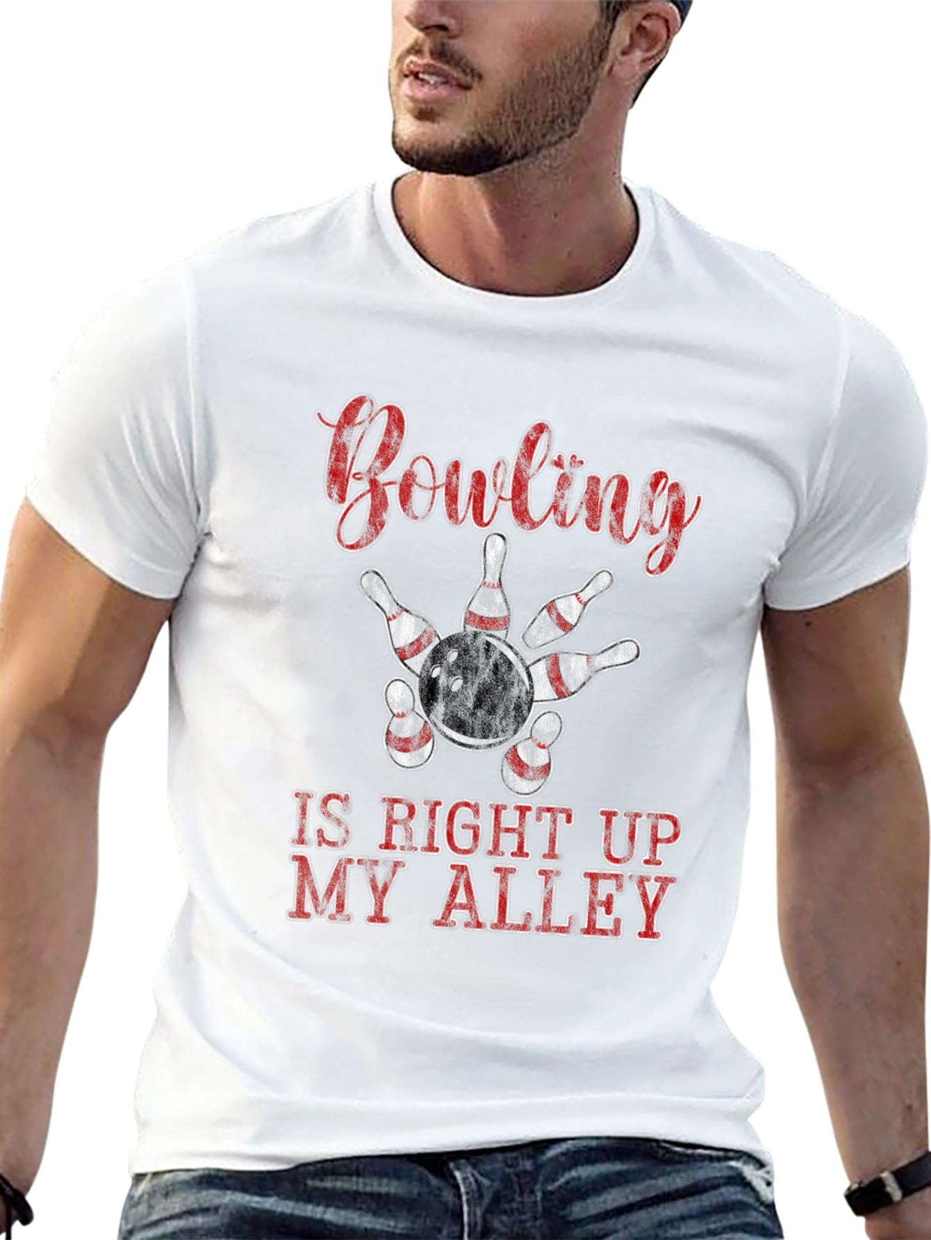Bowling is Right Up My Alley Graphic Tee