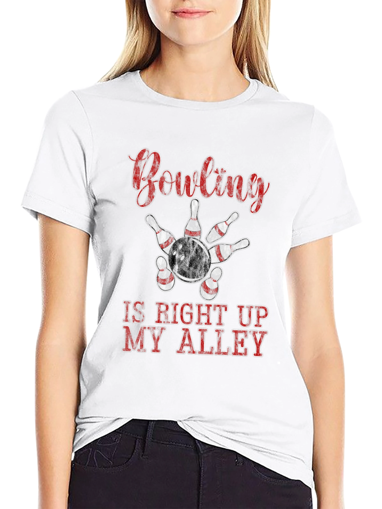 Bowling is Right Up My Alley Graphic Tee