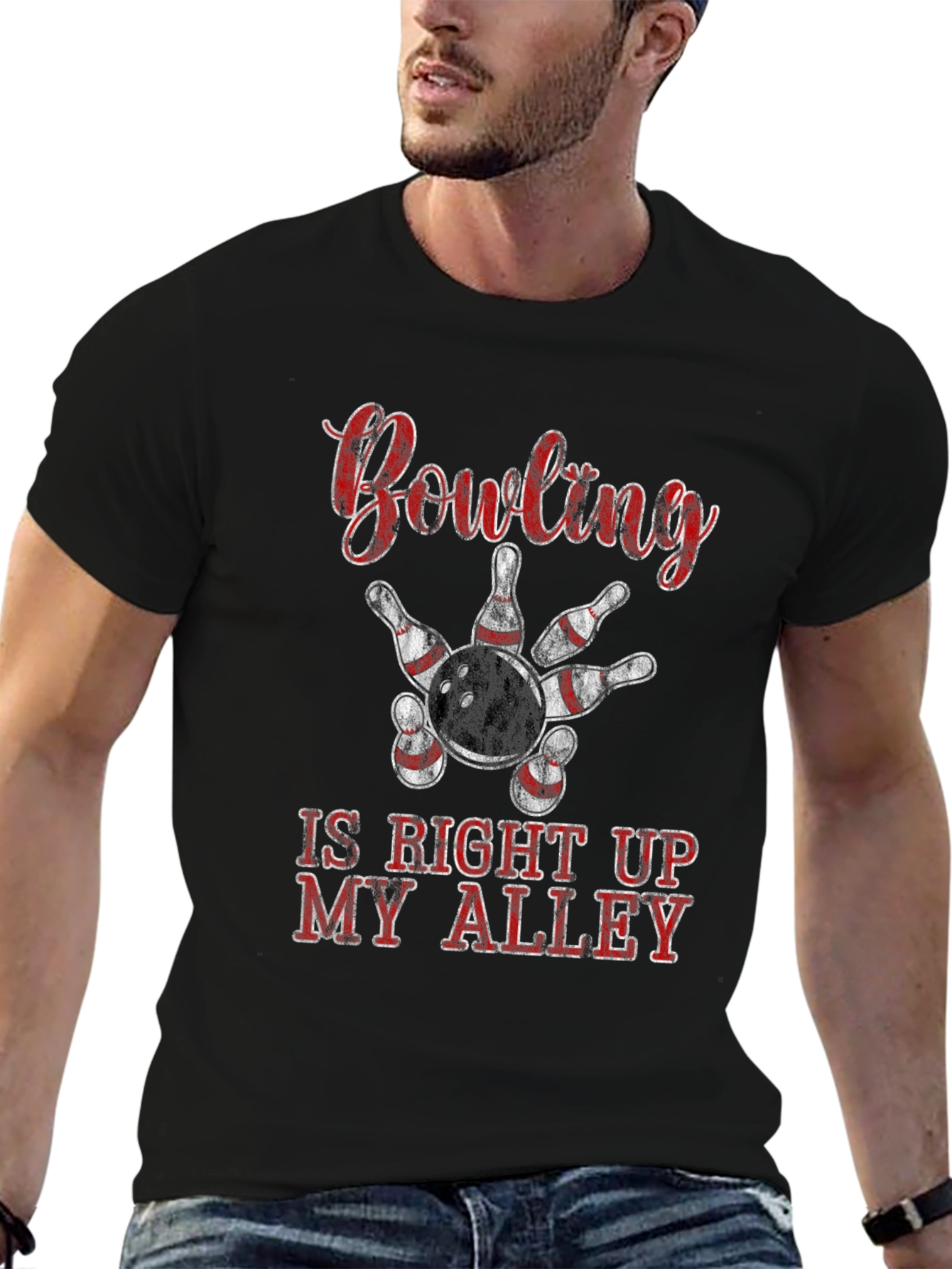 Bowling is Right Up My Alley Graphic Tee