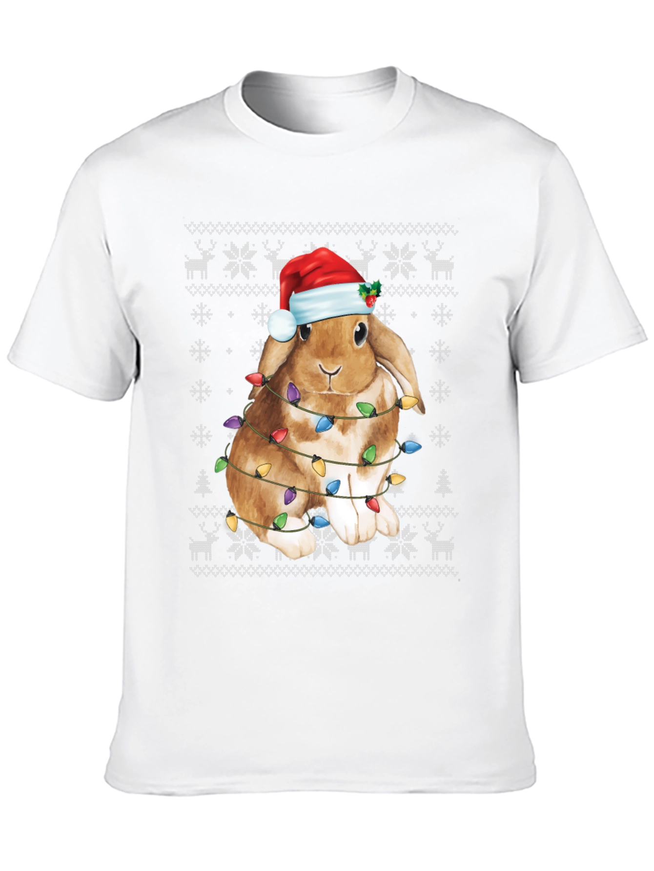 Festive Holiday Bunny T-Shirt