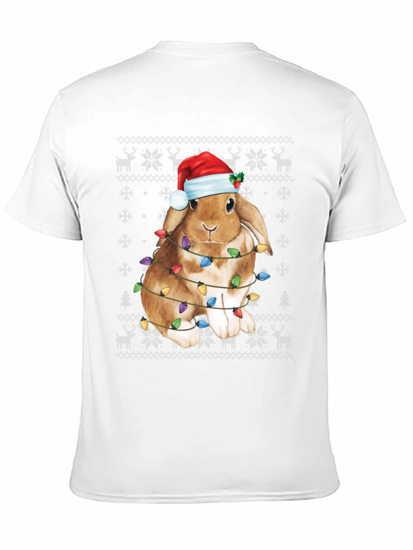 Festive Holiday Bunny T-Shirt