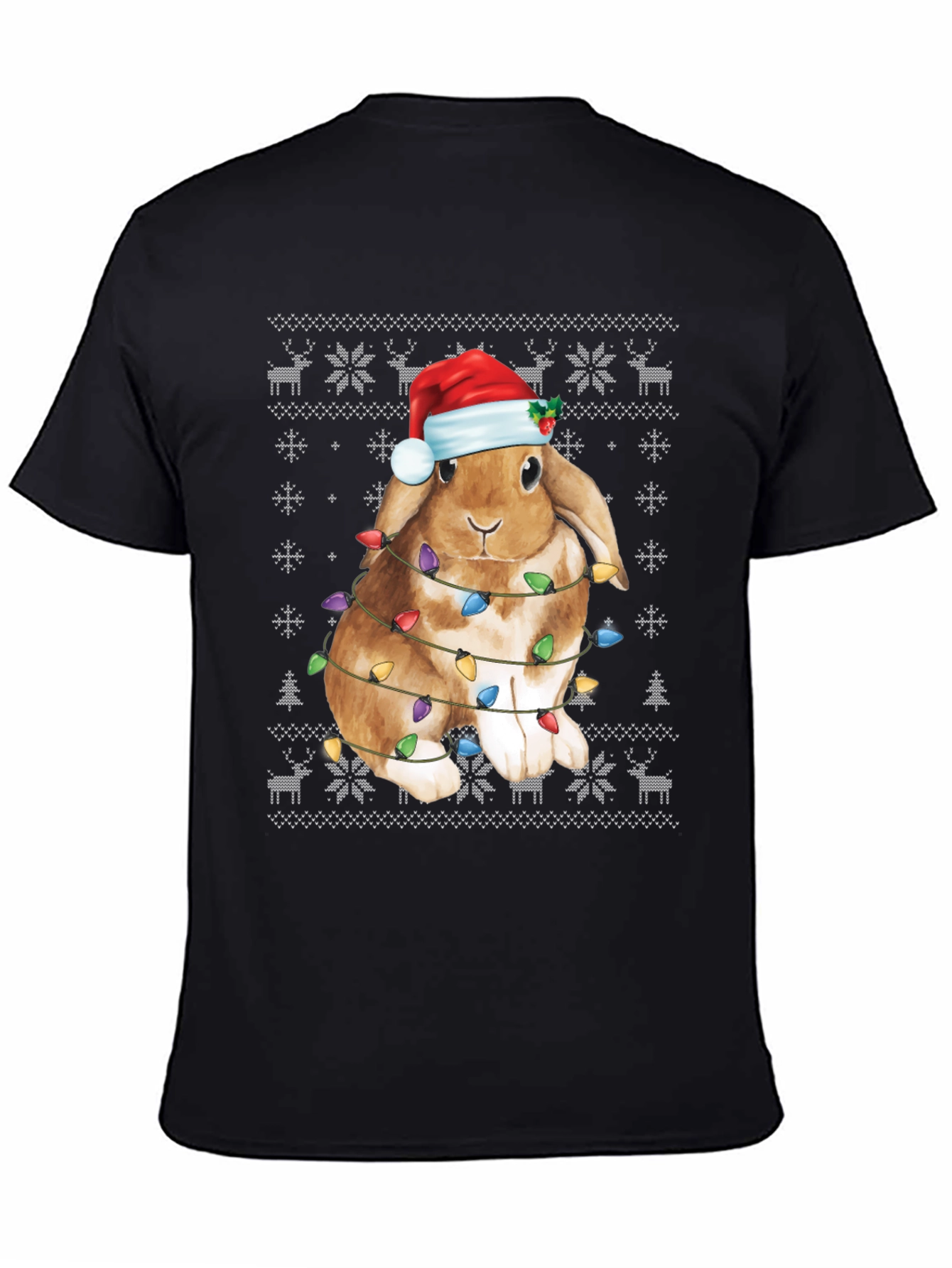 Festive Holiday Bunny T-Shirt