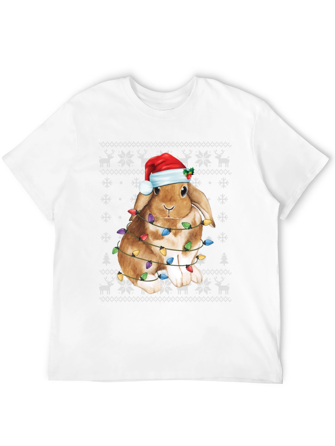 Festive Holiday Bunny T-Shirt
