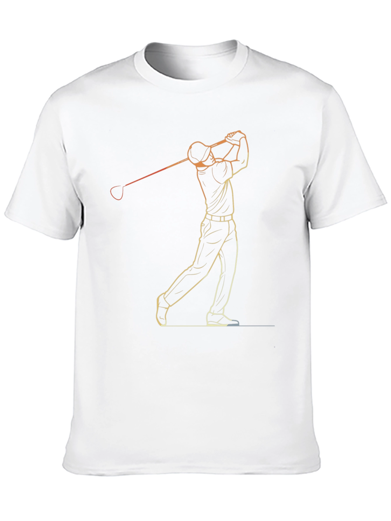 Golf Swing Graphic Tee - Stylish Golfer T-Shirt