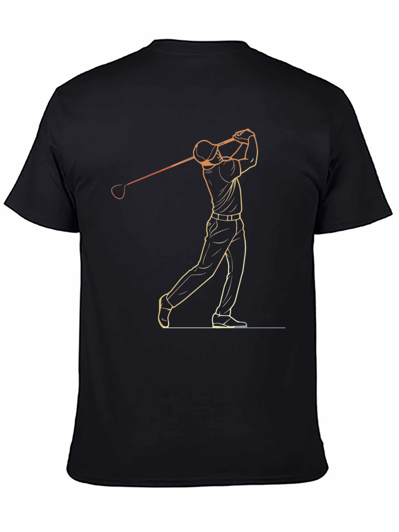 Golf Swing Graphic Tee - Stylish Golfer T-Shirt