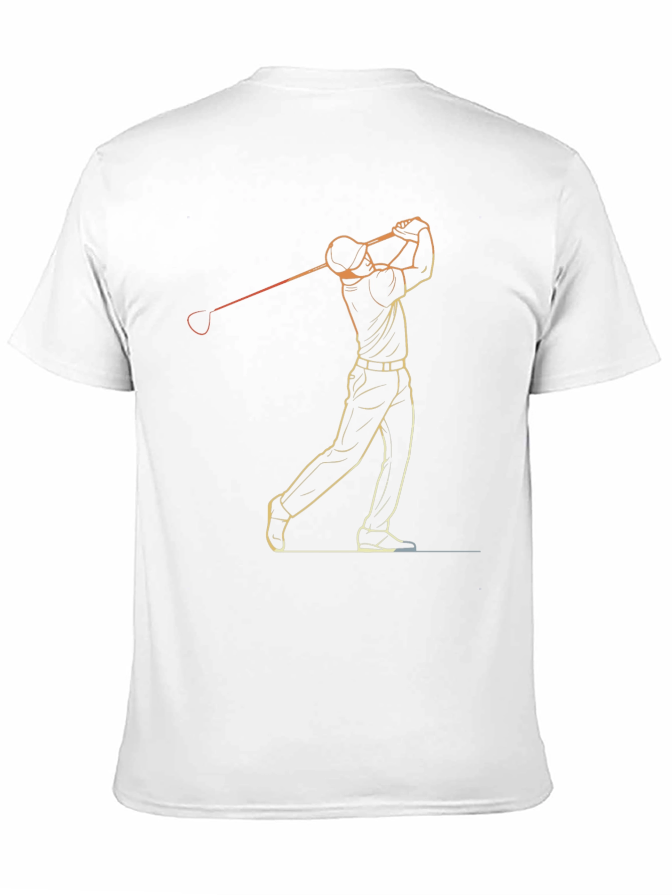 Golf Swing Graphic Tee - Stylish Golfer T-Shirt