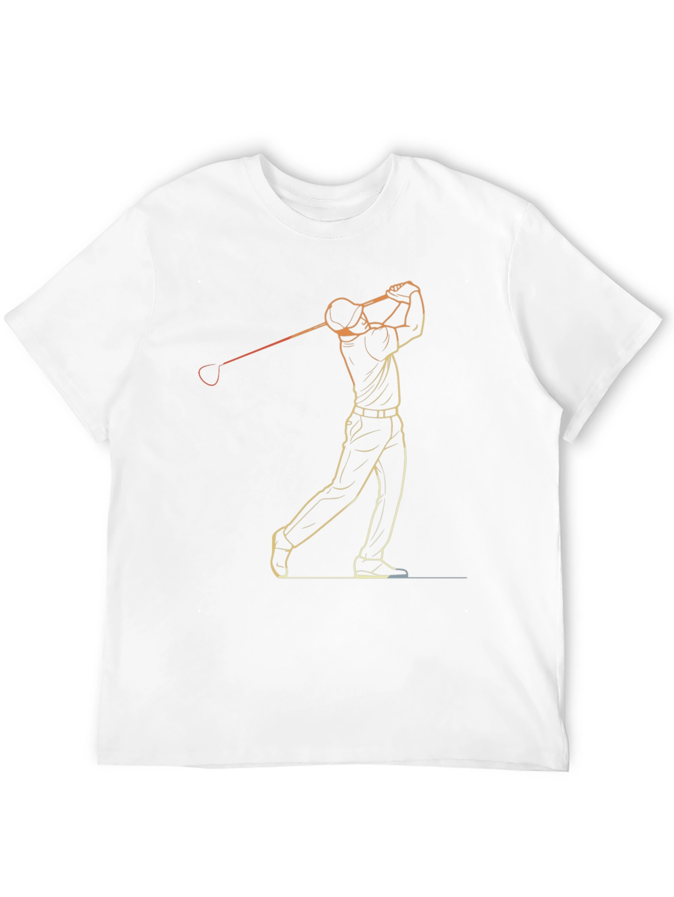 Golf Swing Graphic Tee - Stylish Golfer T-Shirt