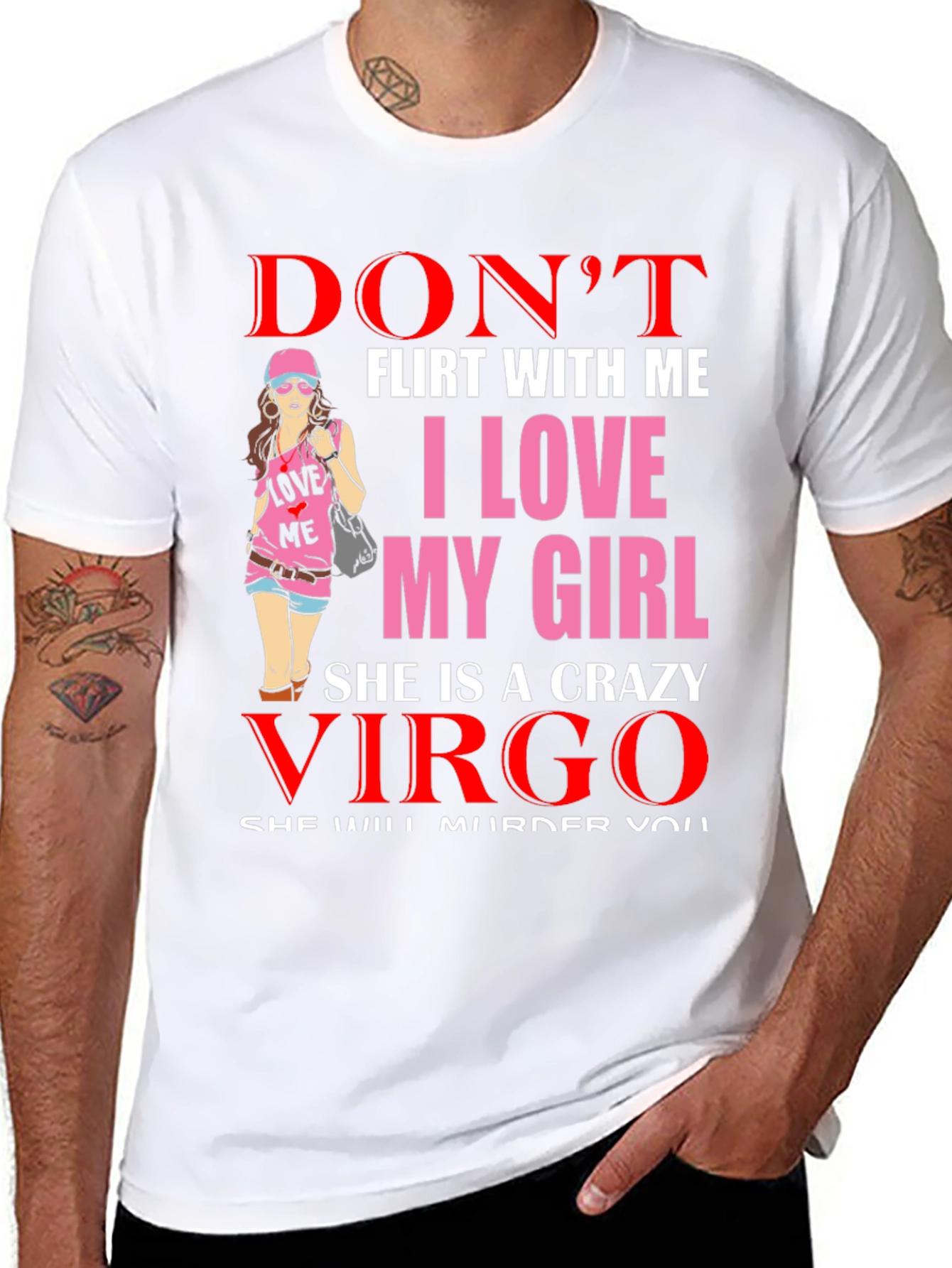 Dont Flirt With Me Virgo Graphic Tee