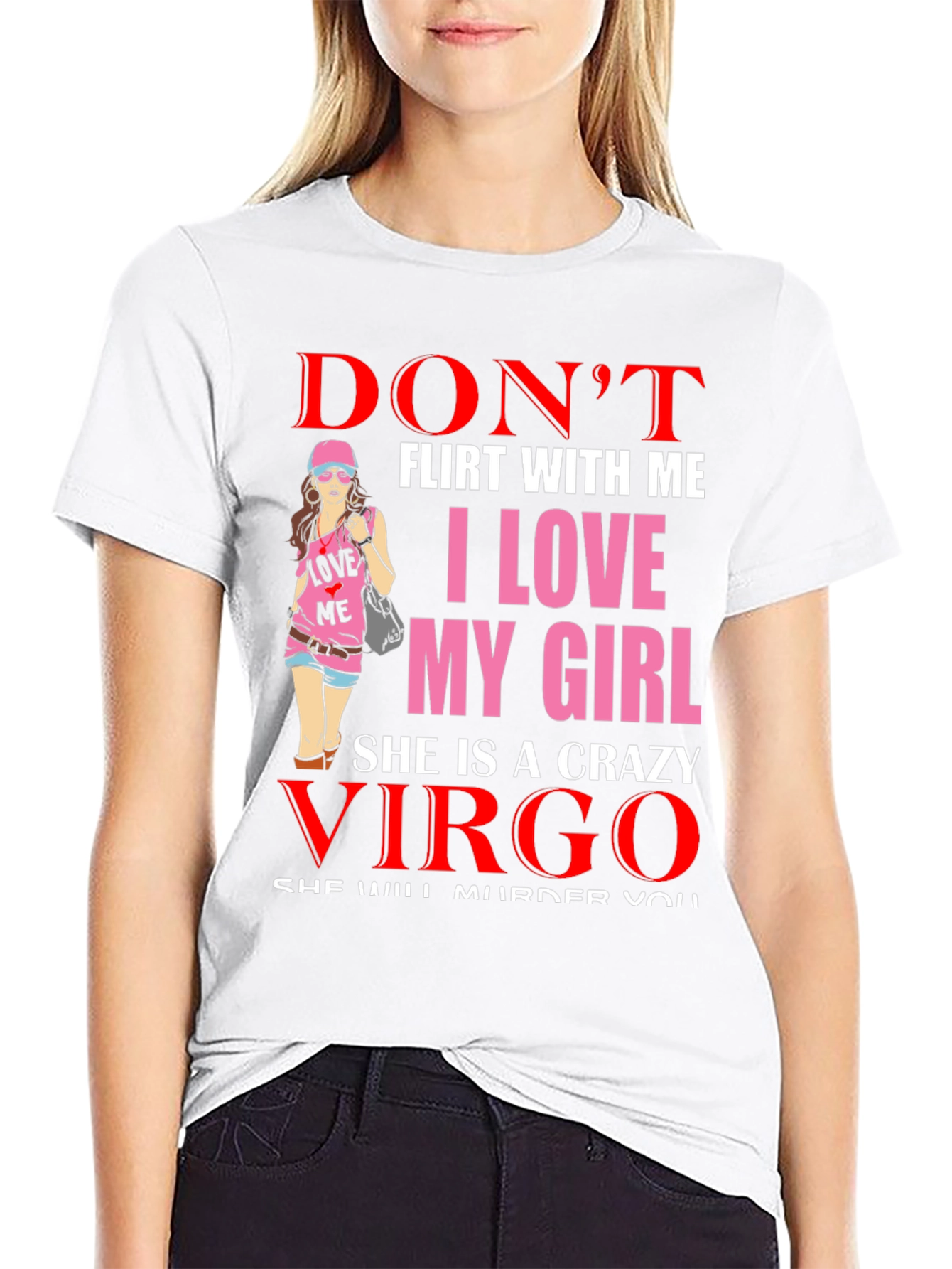 Dont Flirt With Me Virgo Graphic Tee