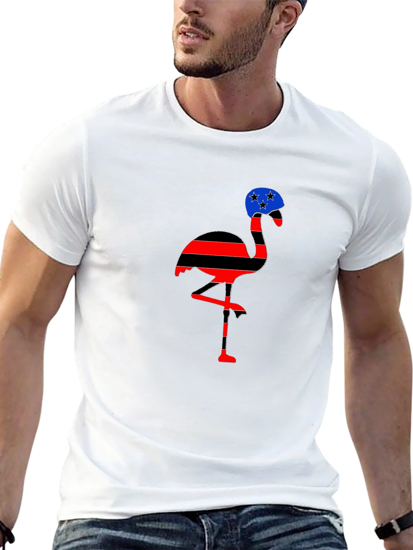 Funky Flamingo Graphic T-Shirt