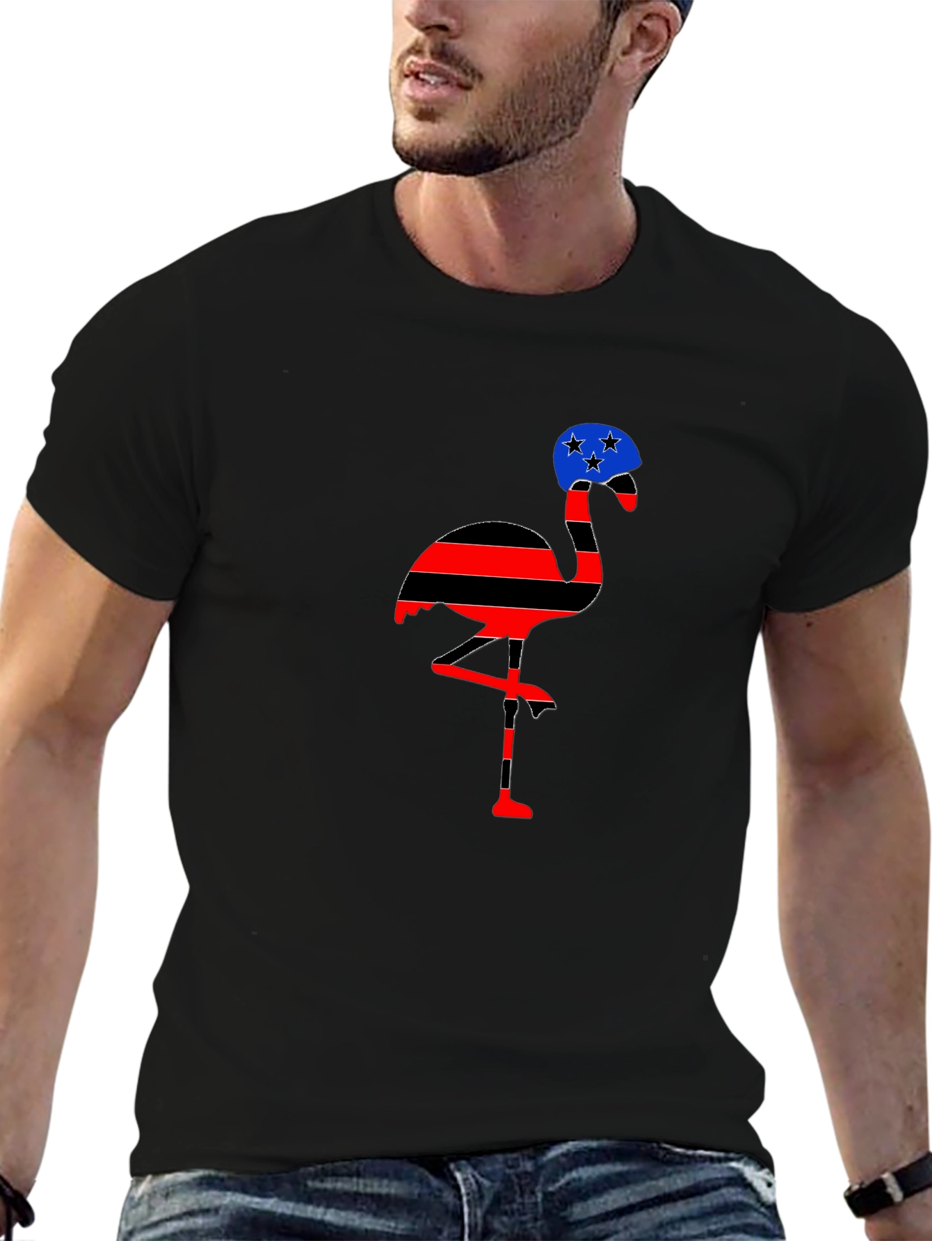 Funky Flamingo Graphic T-Shirt