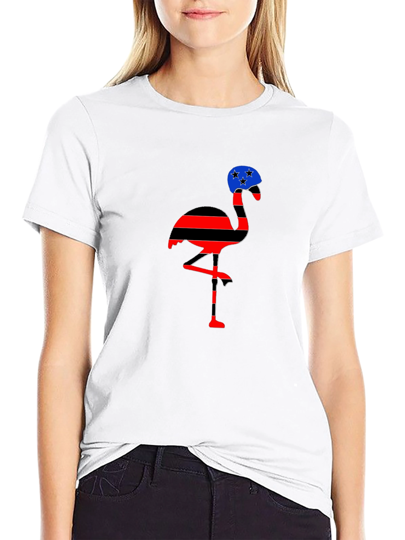 Funky Flamingo Graphic T-Shirt