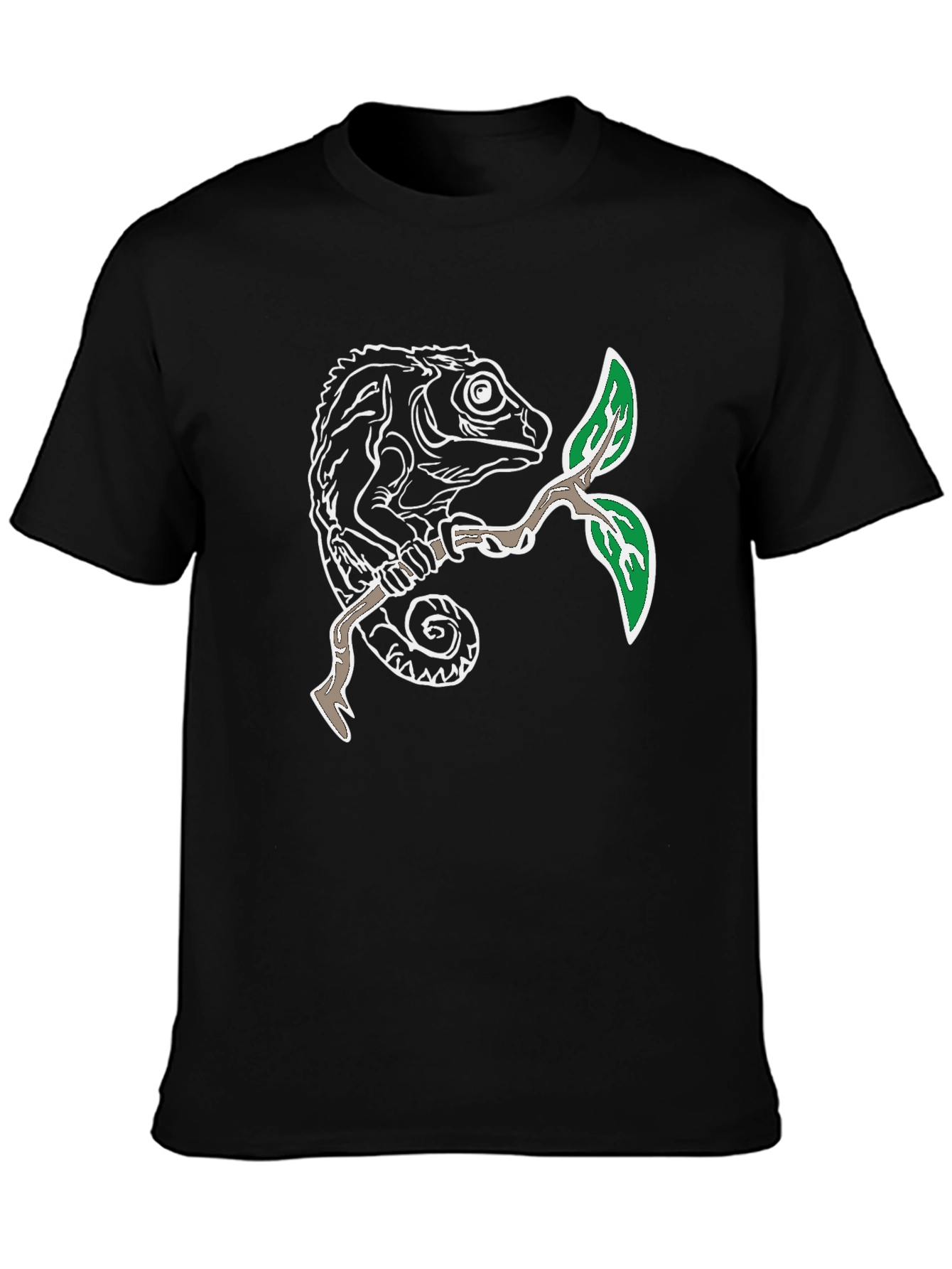 Chameleon Graphic Tee - Nature Lovers Style