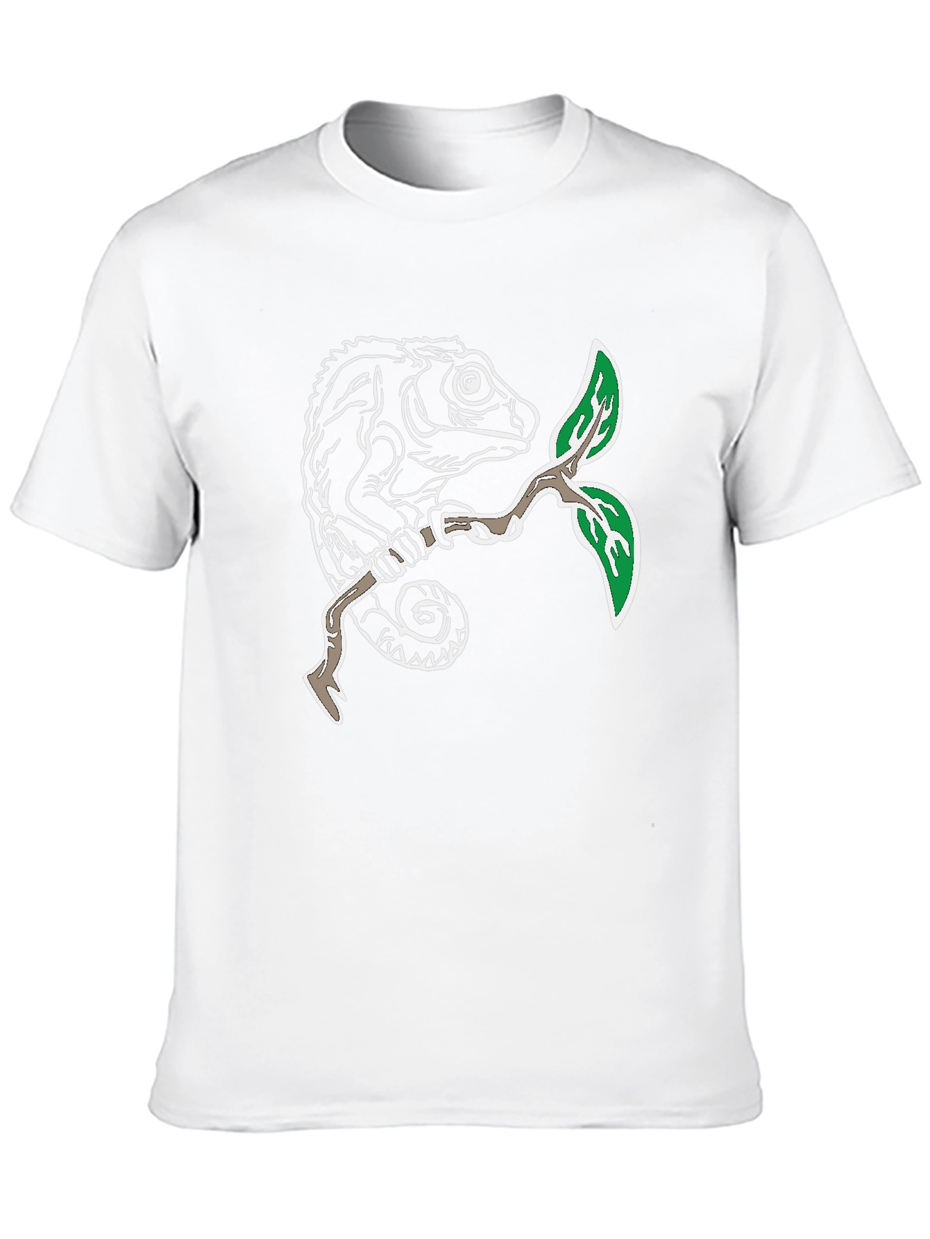 Chameleon Graphic Tee - Nature Lovers Style