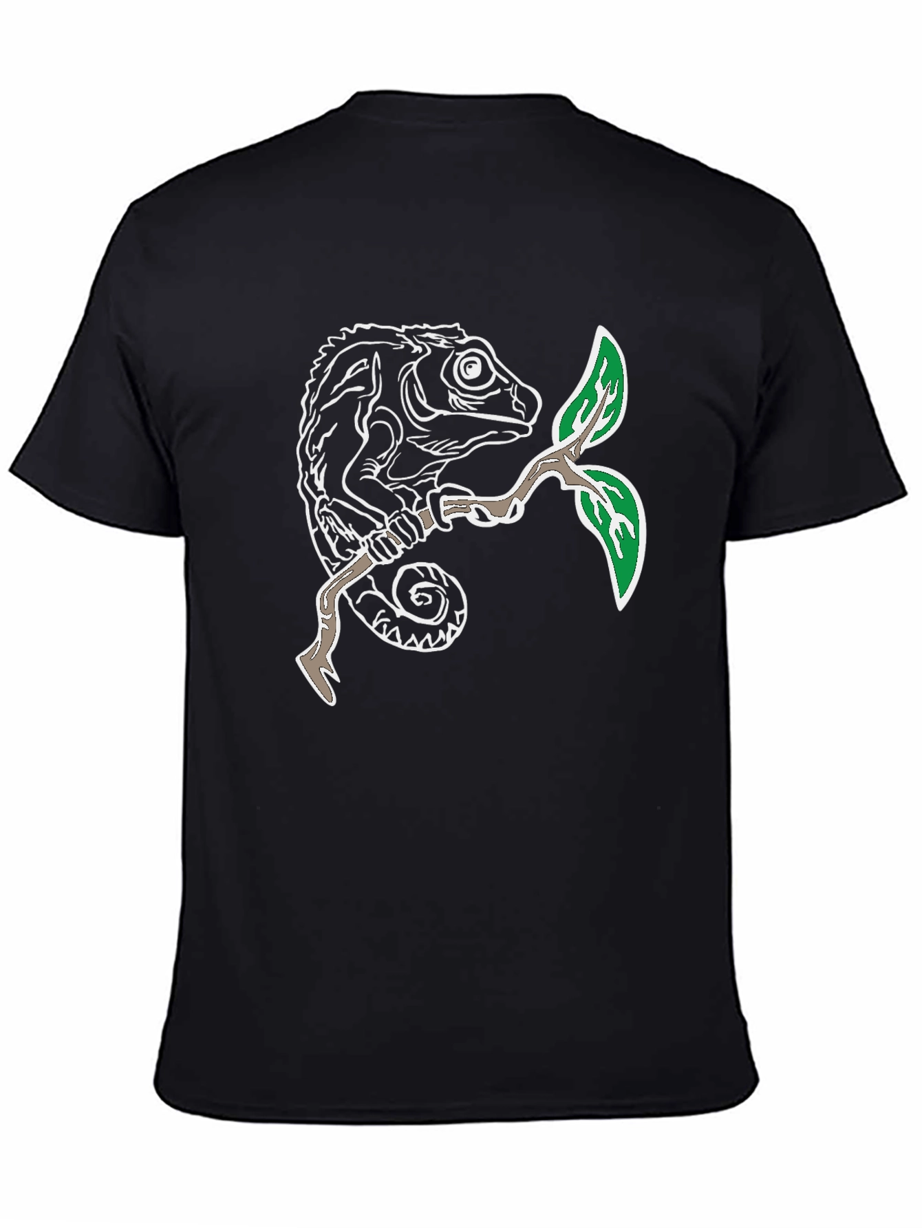 Chameleon Graphic Tee - Nature Lovers Style