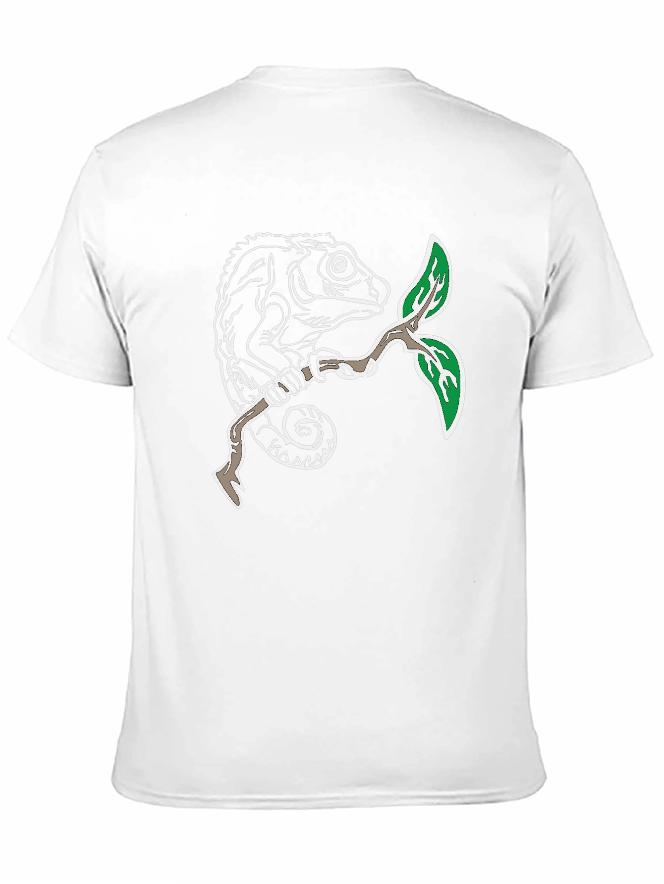 Chameleon Graphic Tee - Nature Lovers Style