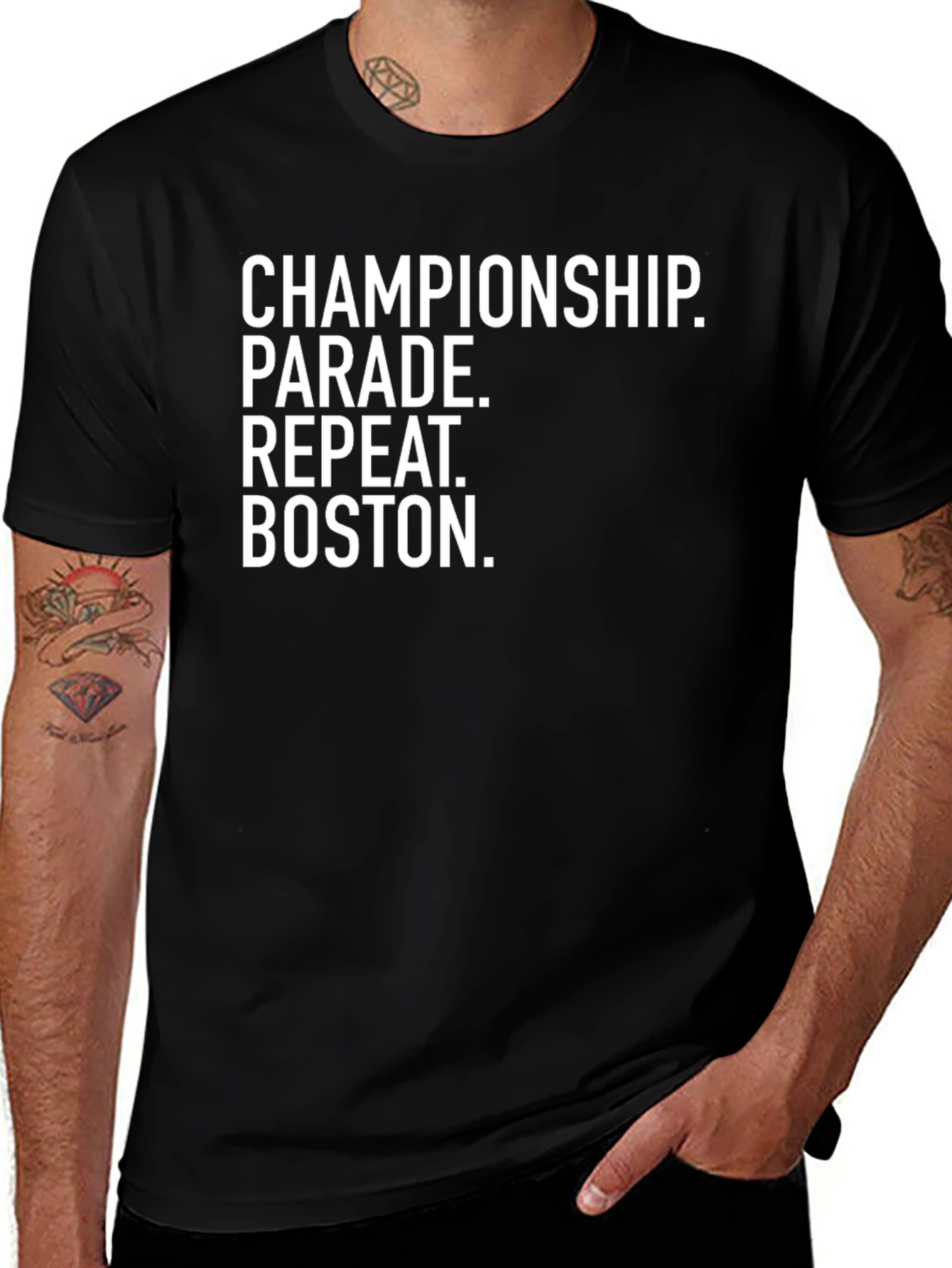 Championship Parade Repeat Boston T-Shirt