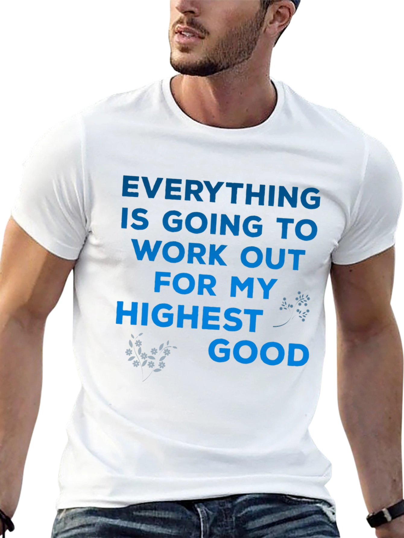 Inspirational Message Tee: Everything Will Work Out