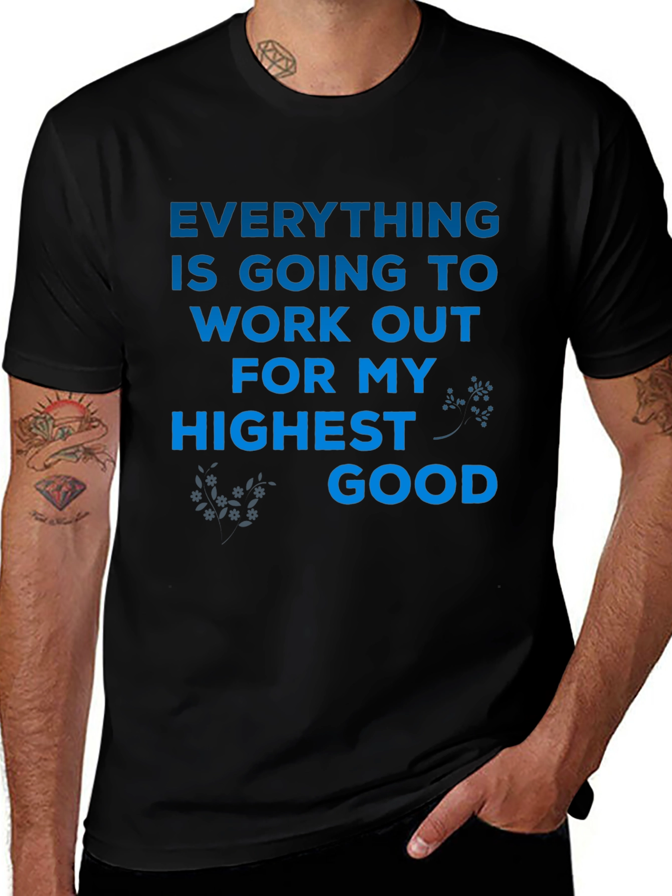 Inspirational Message Tee: Everything Will Work Out