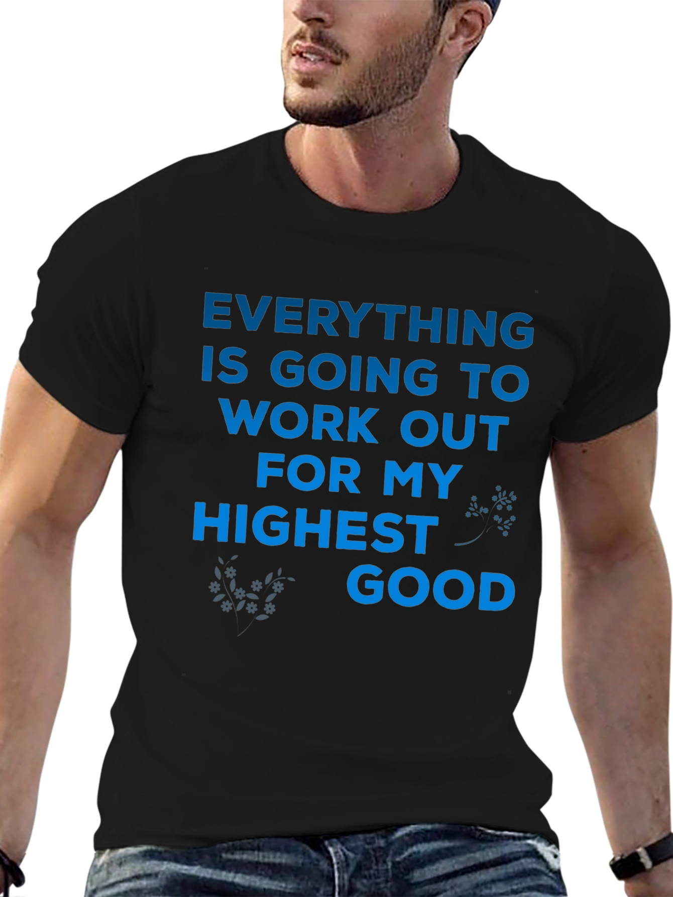 Inspirational Message Tee: Everything Will Work Out
