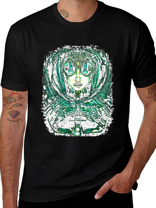 Abstract Alien Graphic Tee