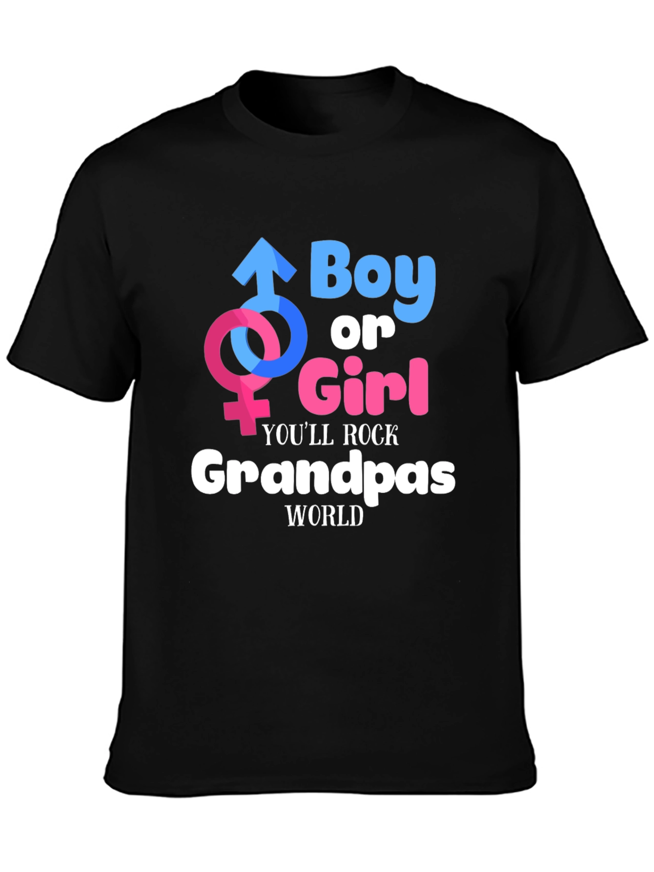 Boy or Girl Grandpas World T-Shirt