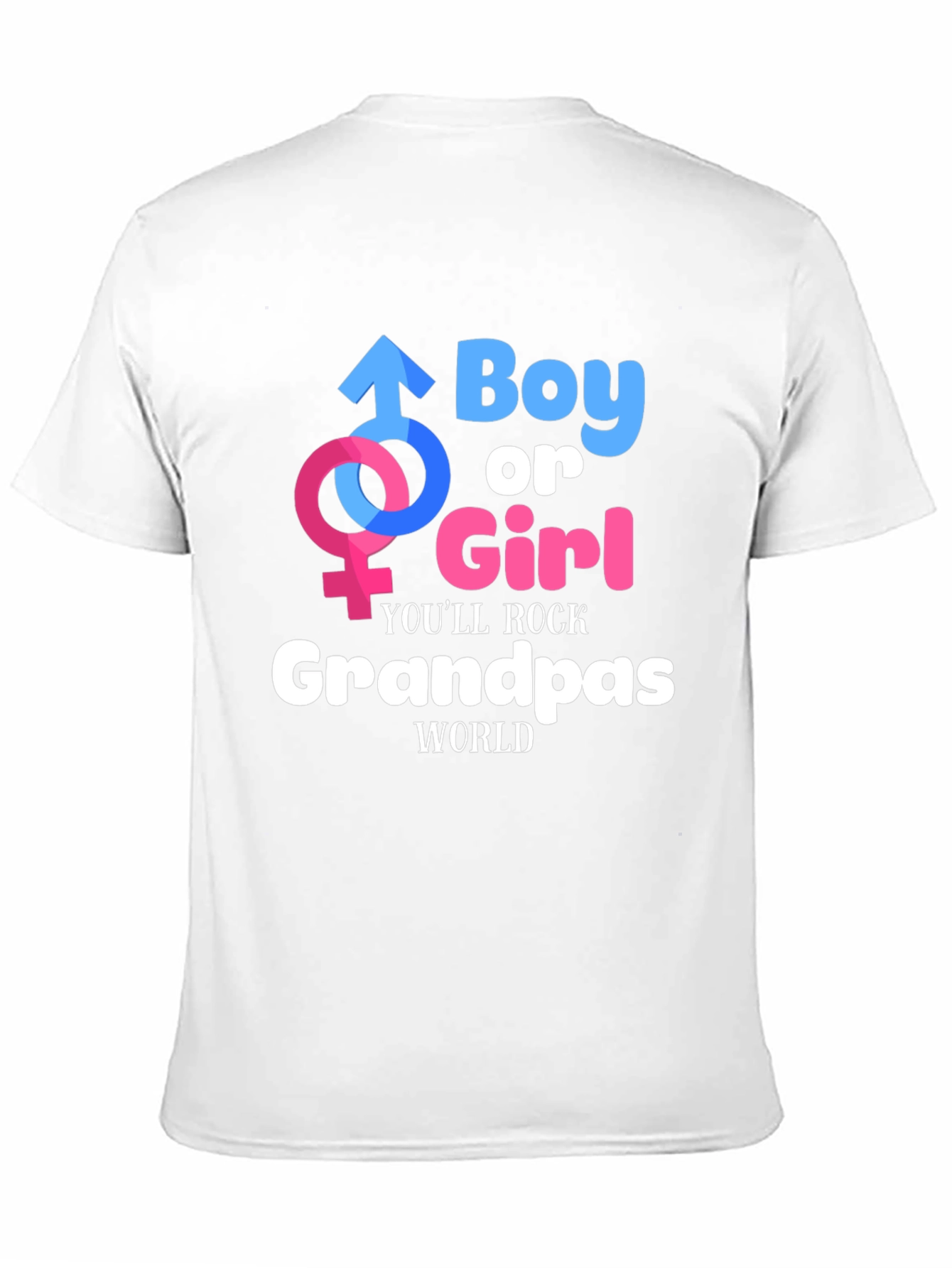 Boy or Girl Grandpas World T-Shirt